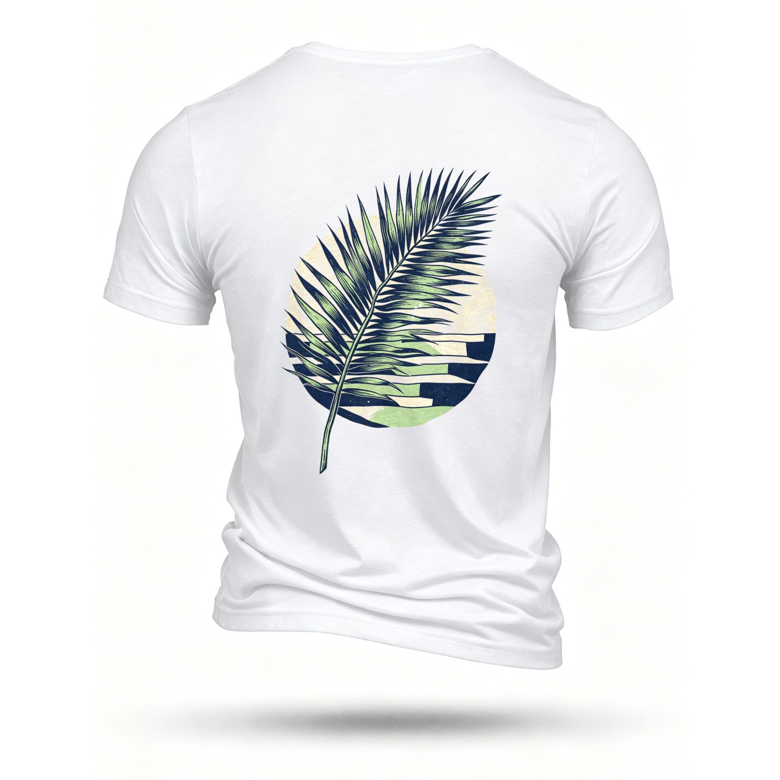 White T-shirt, back print