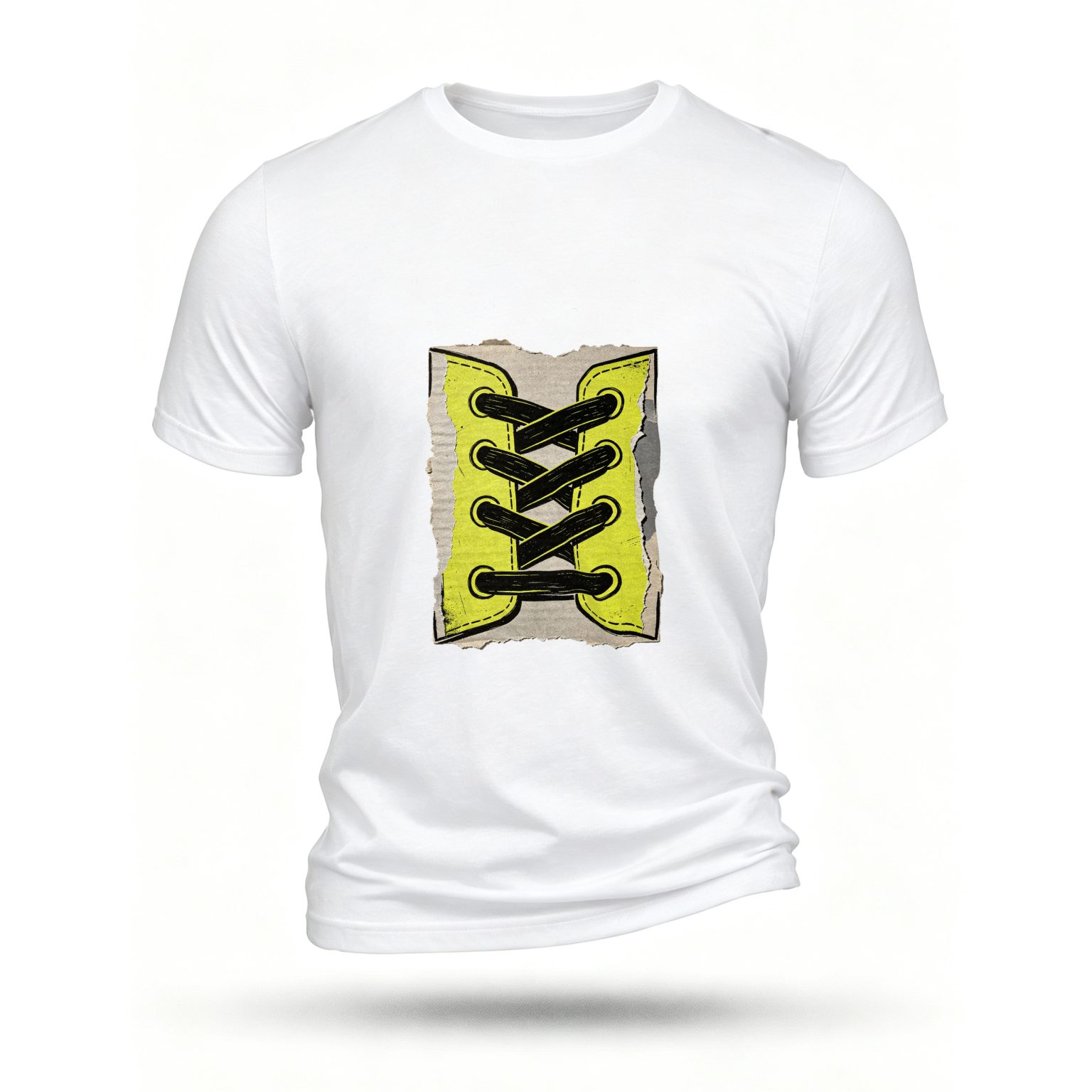 White T-shirt, front print