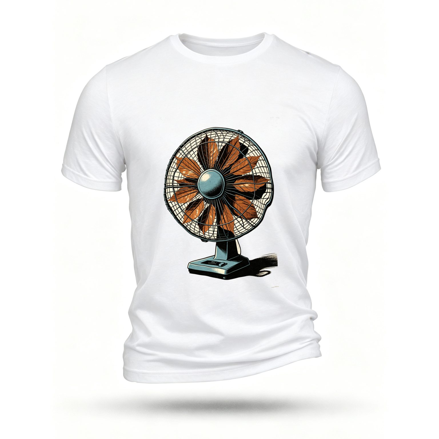 White T-shirt, front print