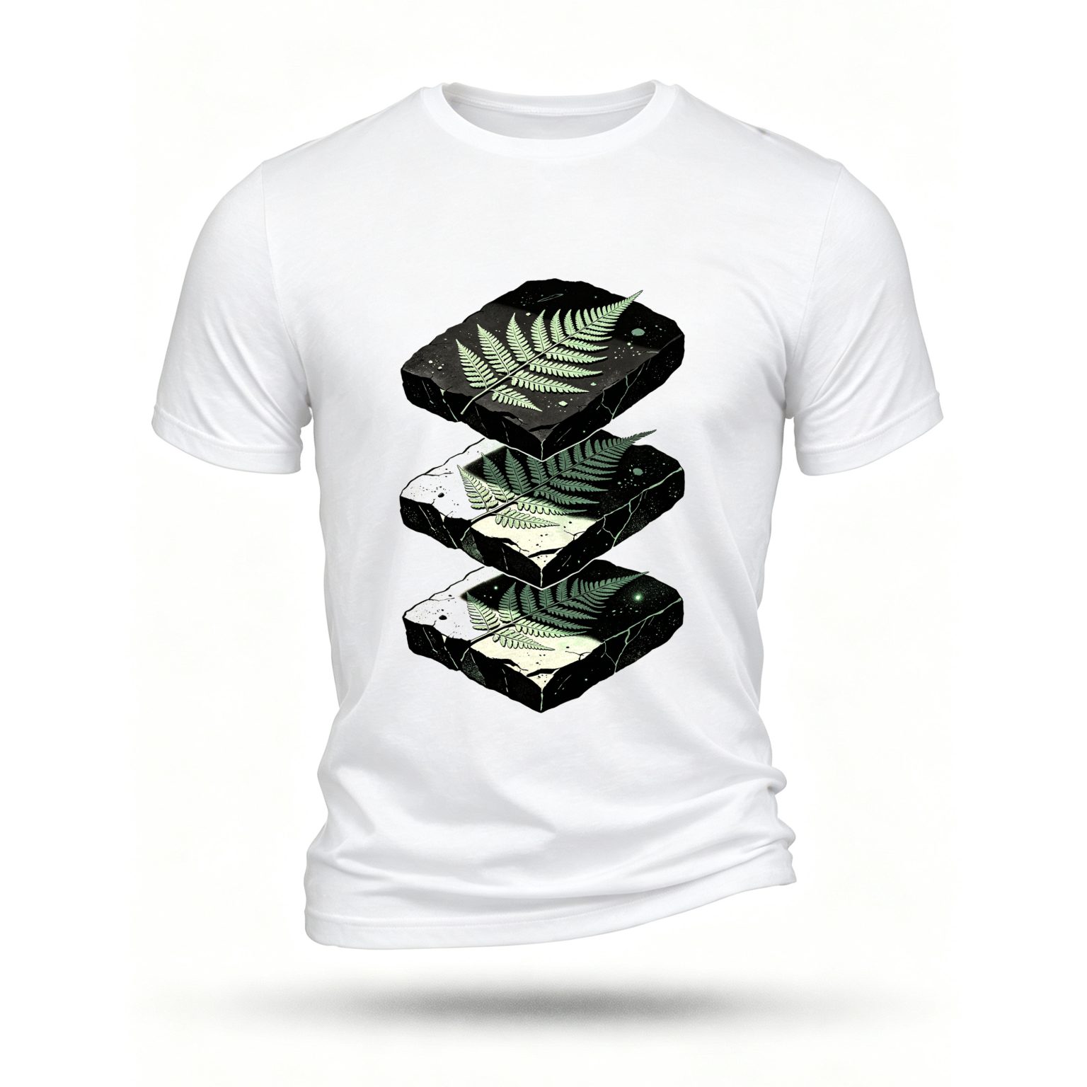 White T-shirt, front print