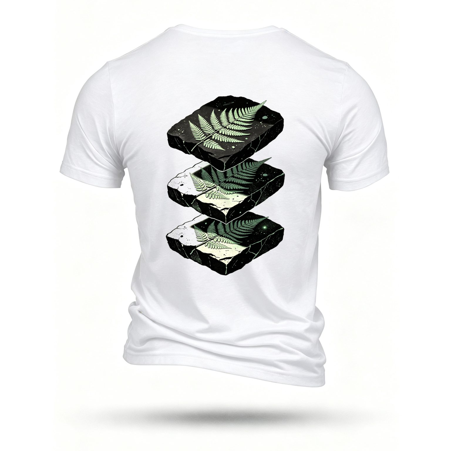 White T-shirt, back print