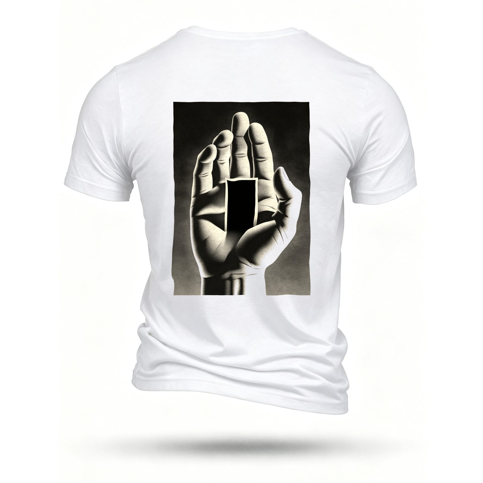White T-shirt, back print