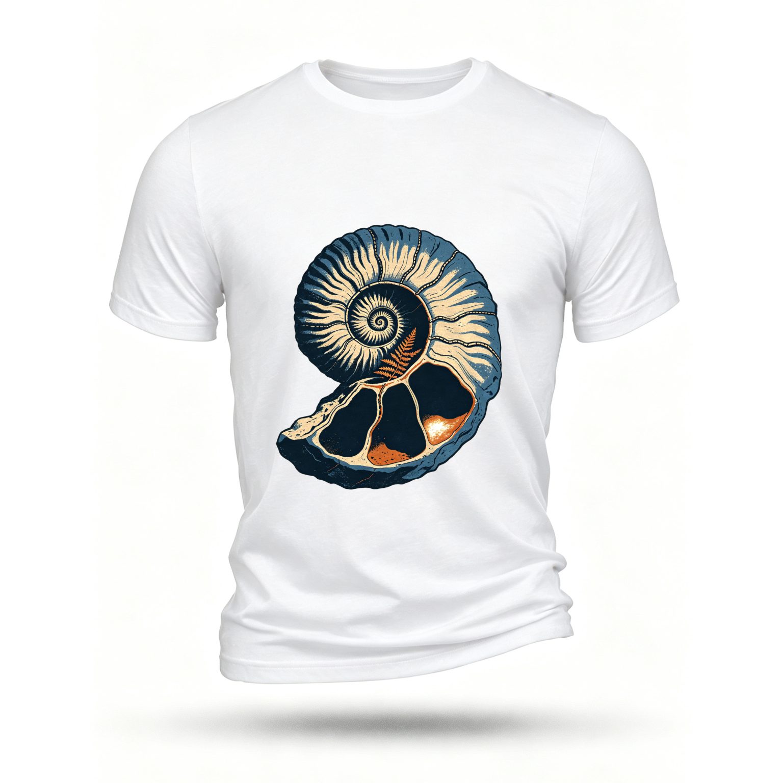 White T-shirt, front print