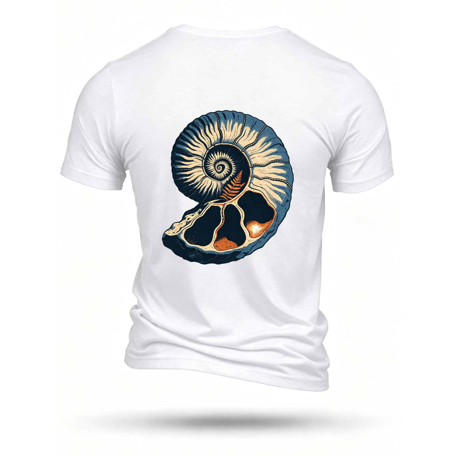 White T-shirt, back print