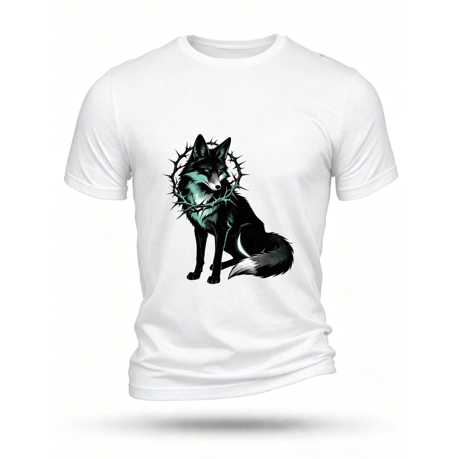 White T-shirt, front print