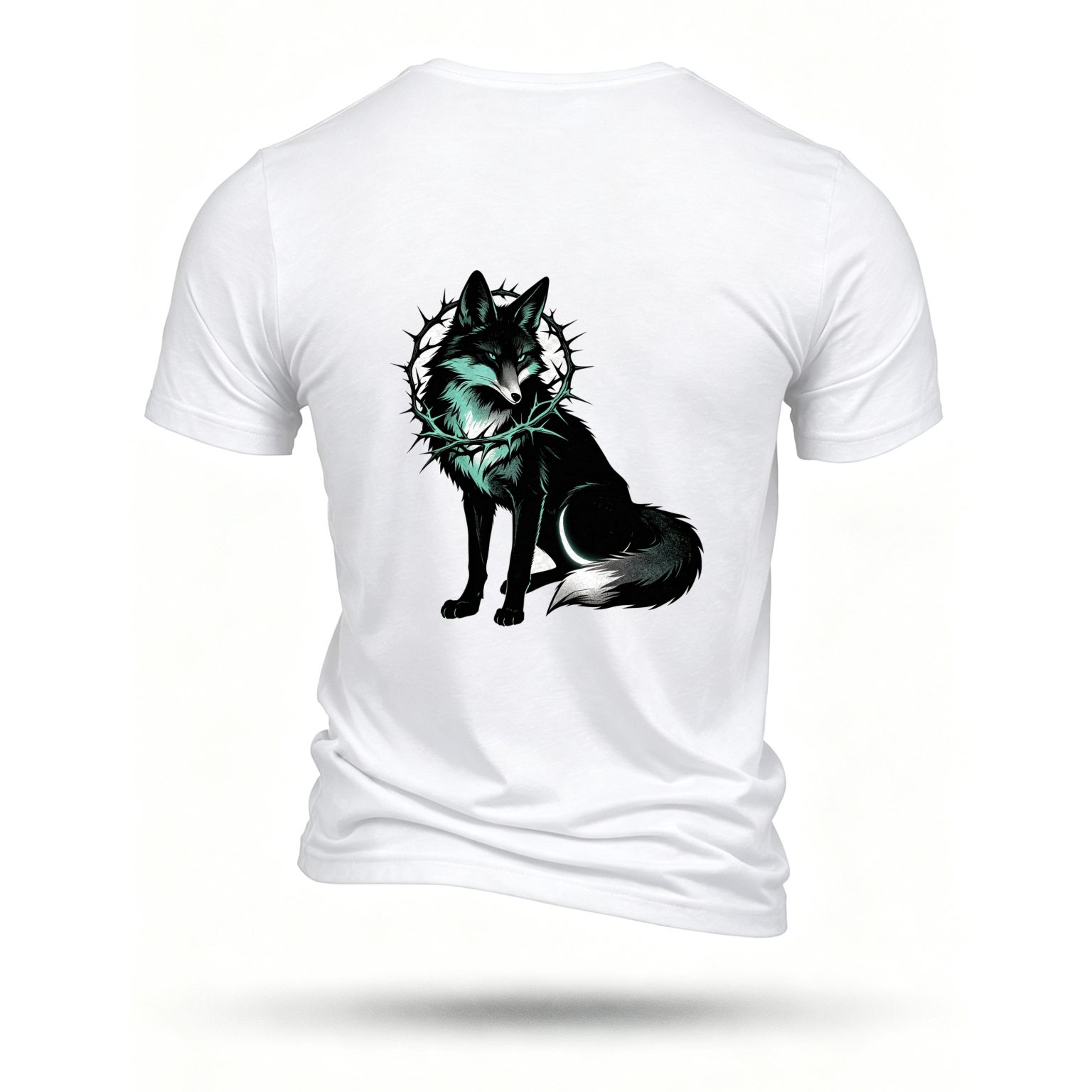 White T-shirt, back print