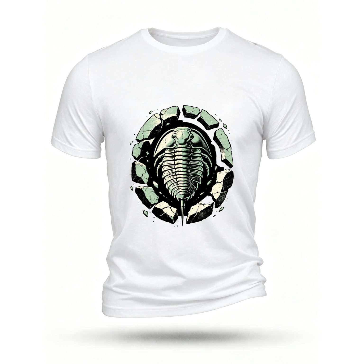 White T-shirt, front print