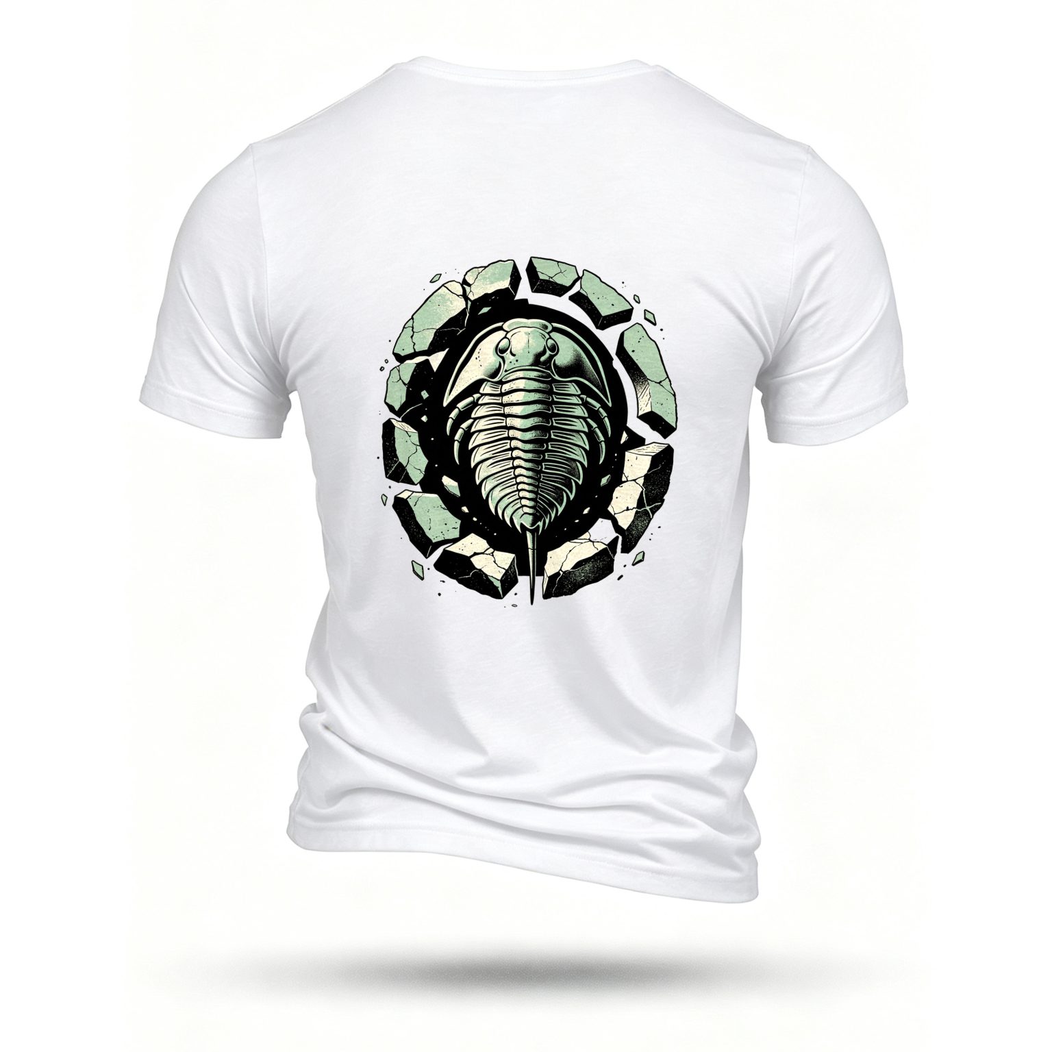 White T-shirt, back print