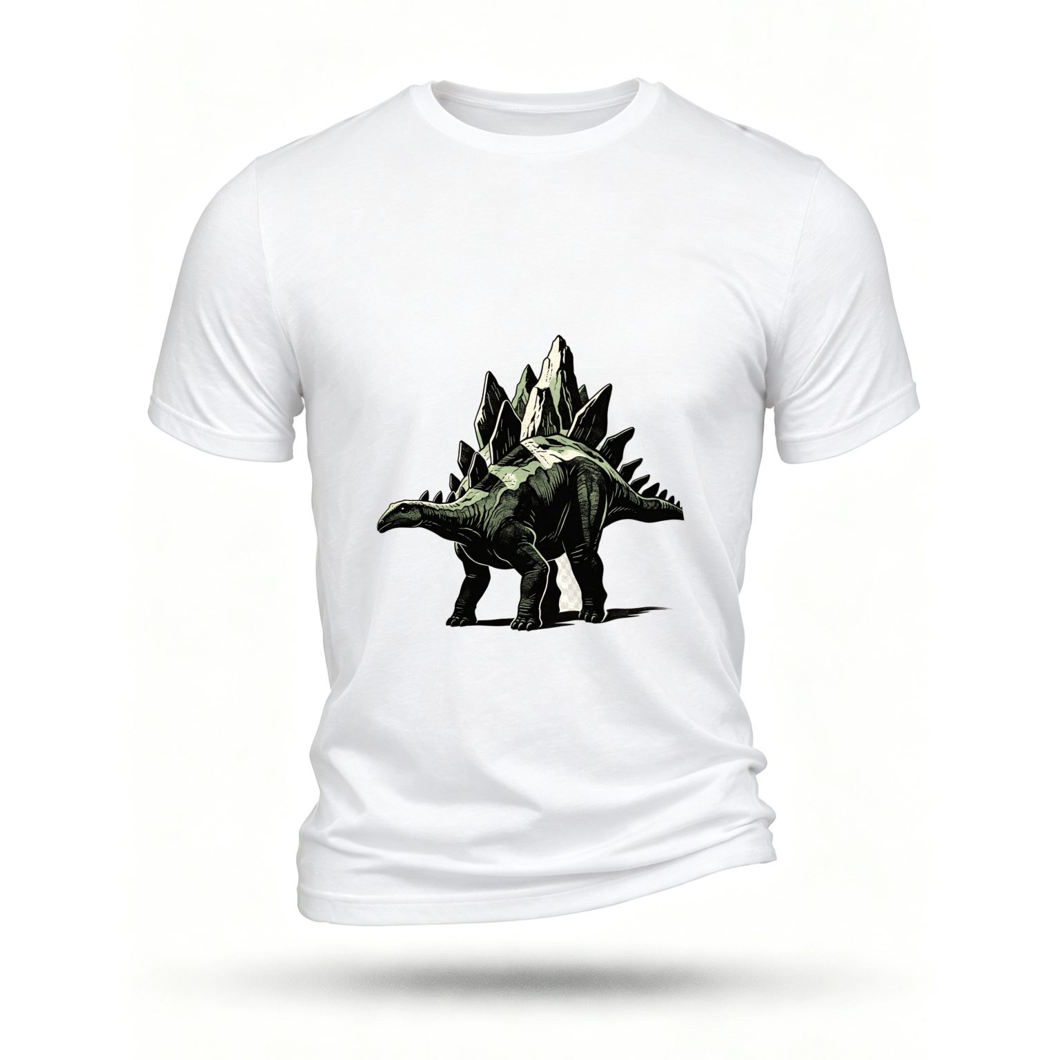 White T-shirt, front print
