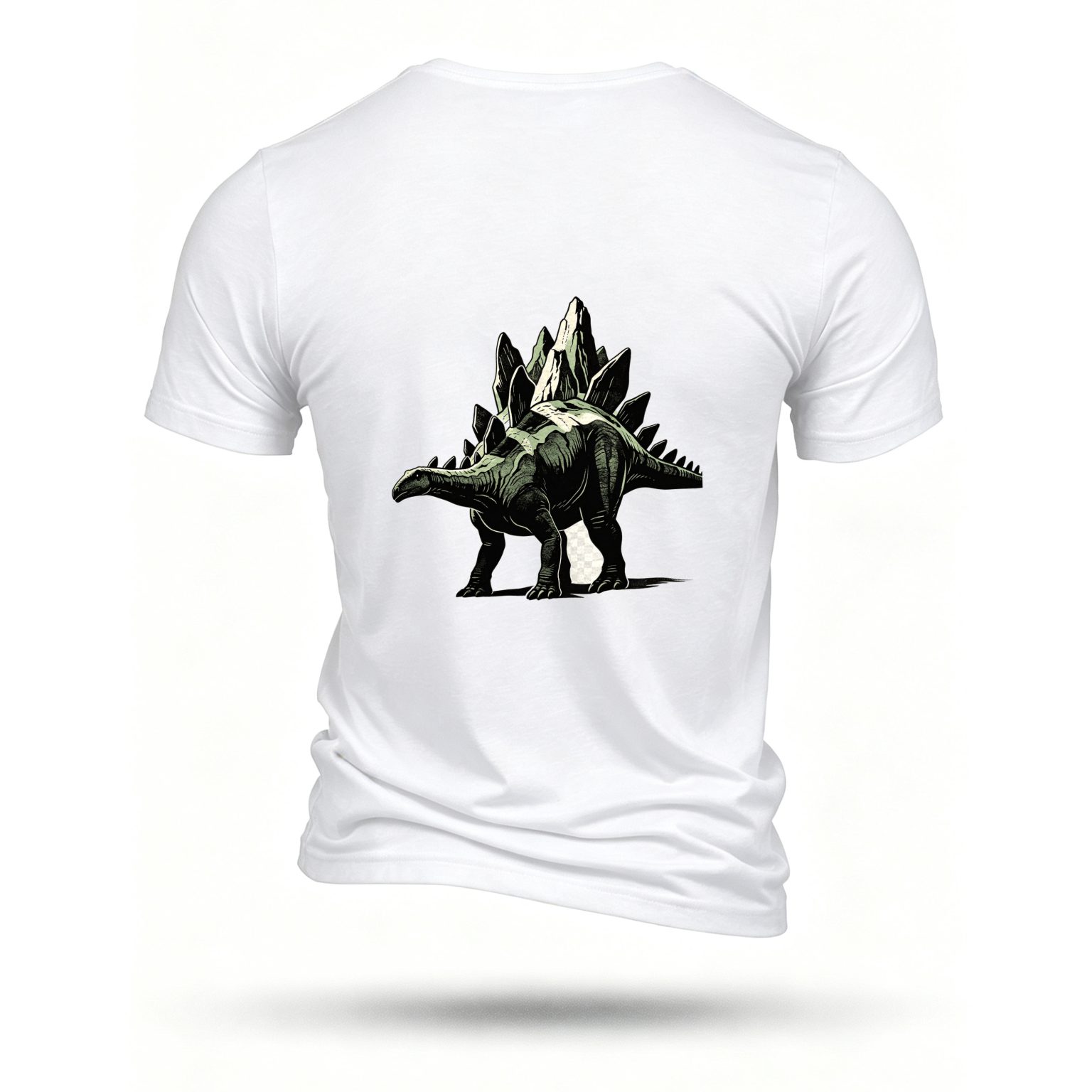 White T-shirt, back print