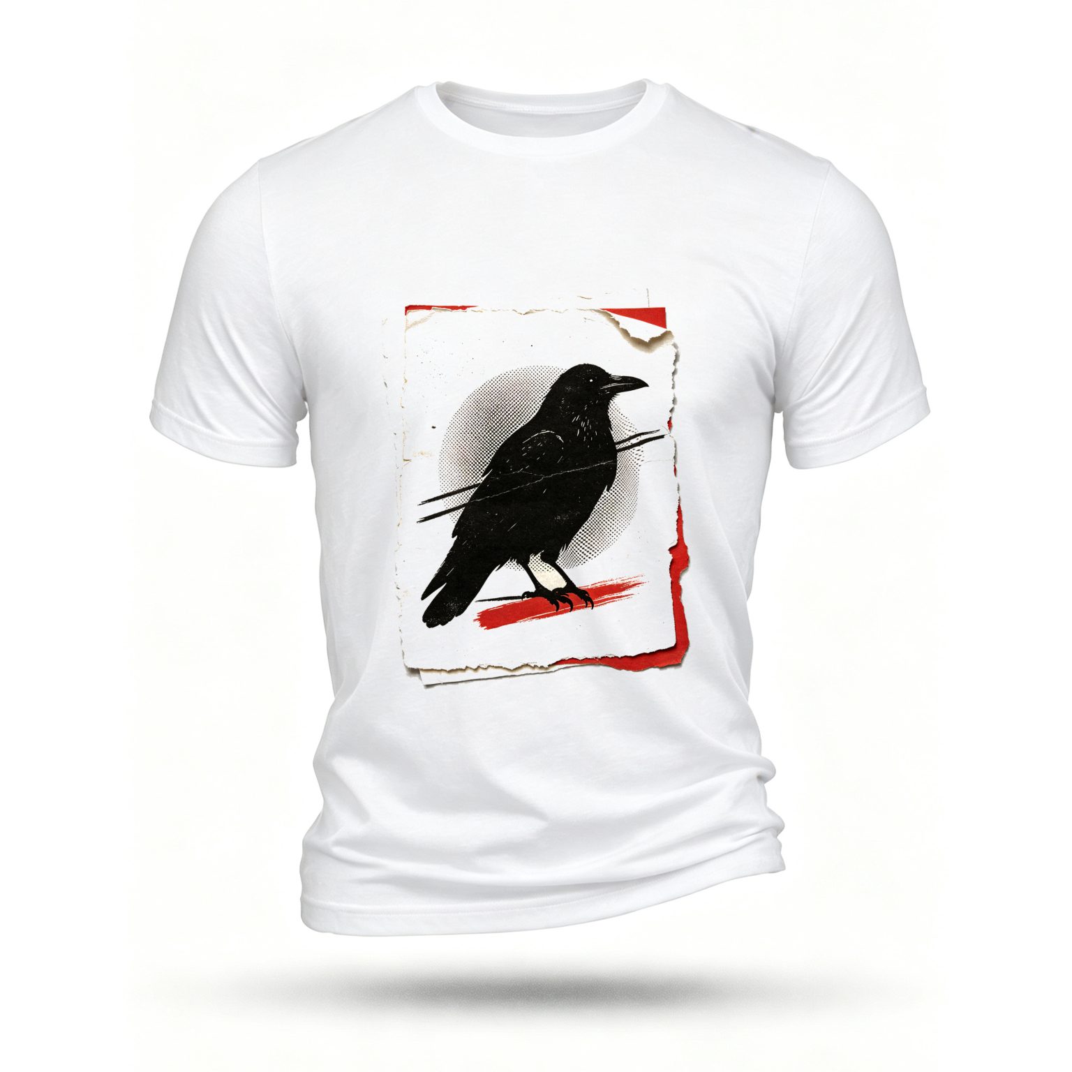 White T-shirt, front print