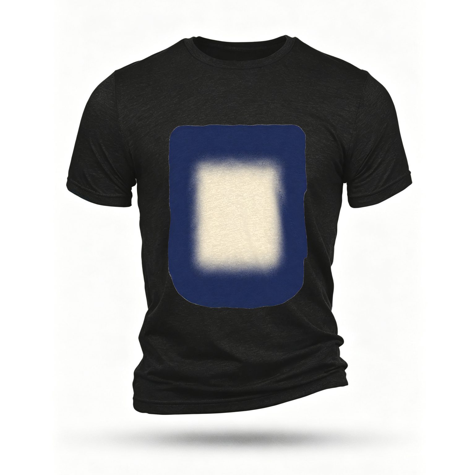 Black T-shirt, front print