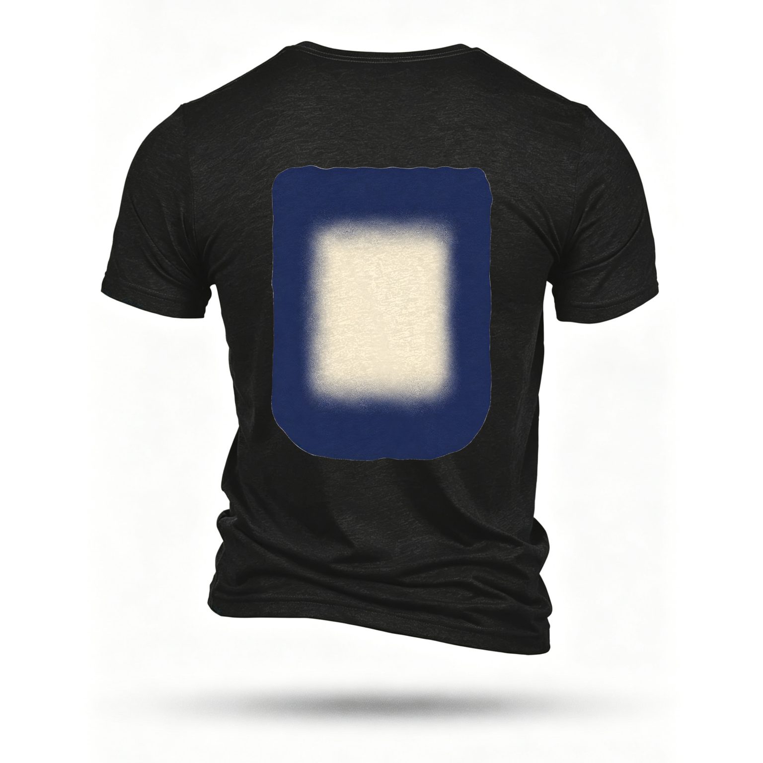 Black T-shirt, back print