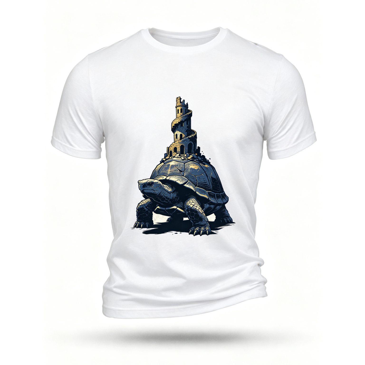 White T-shirt, front print
