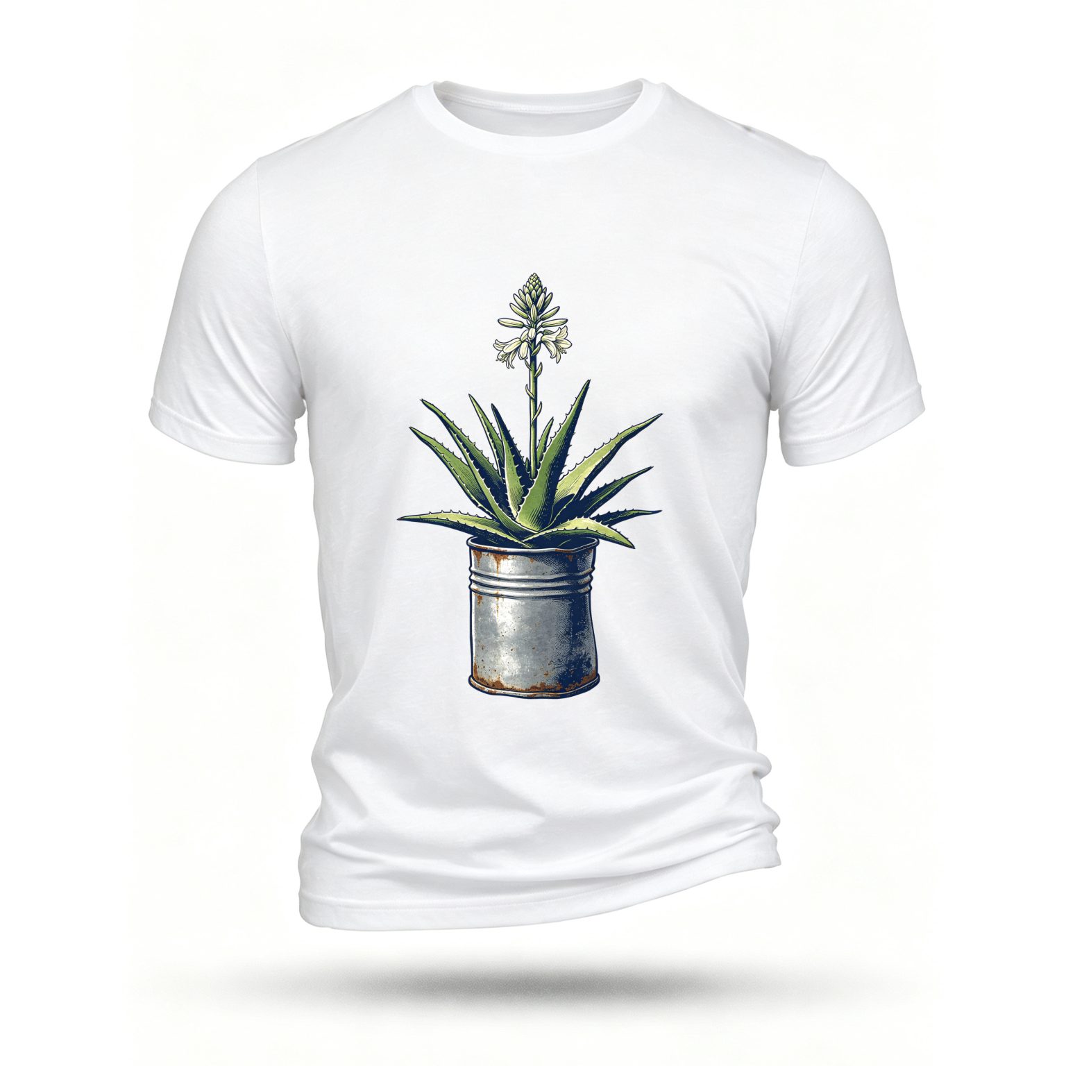White T-shirt, front print