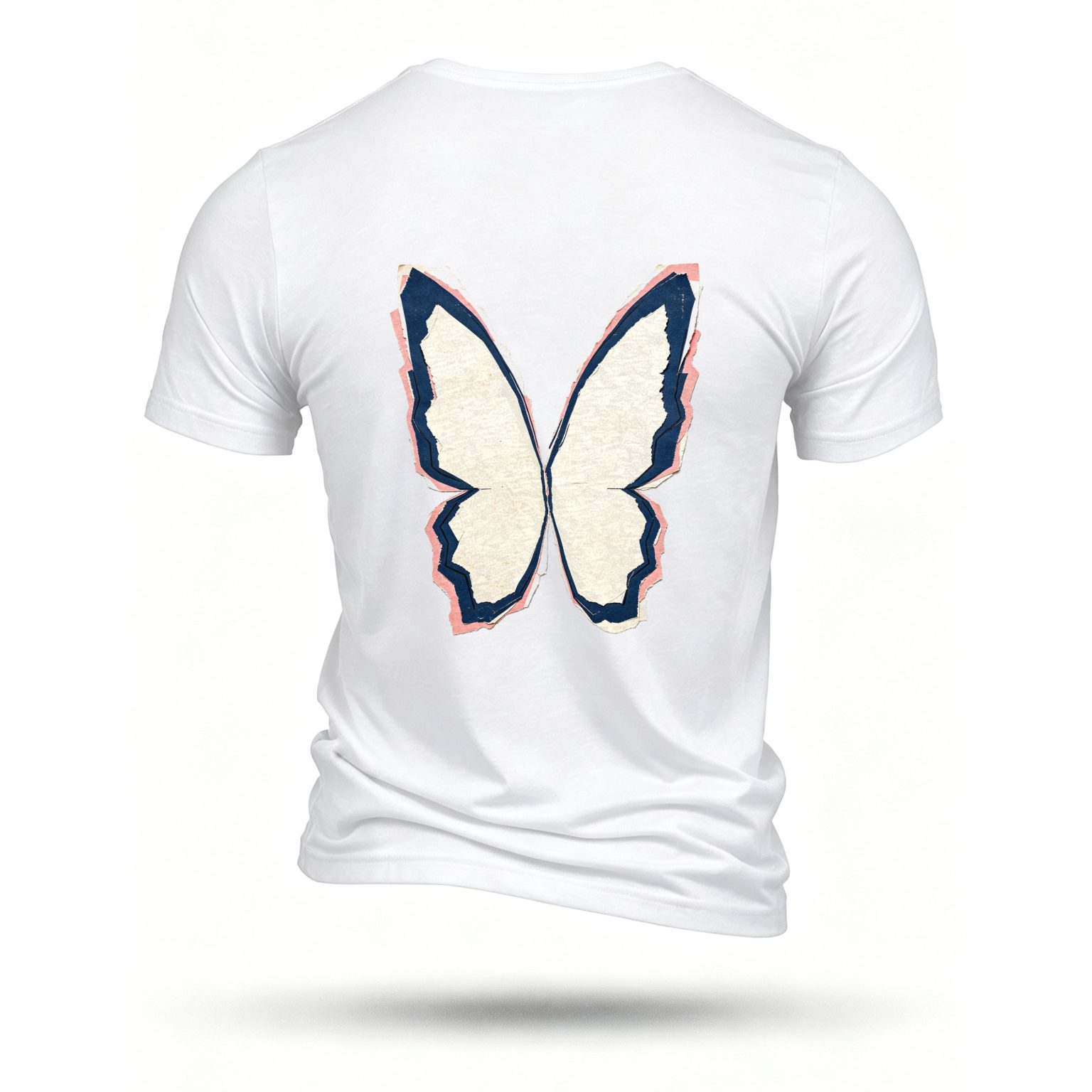 White T-shirt, back print