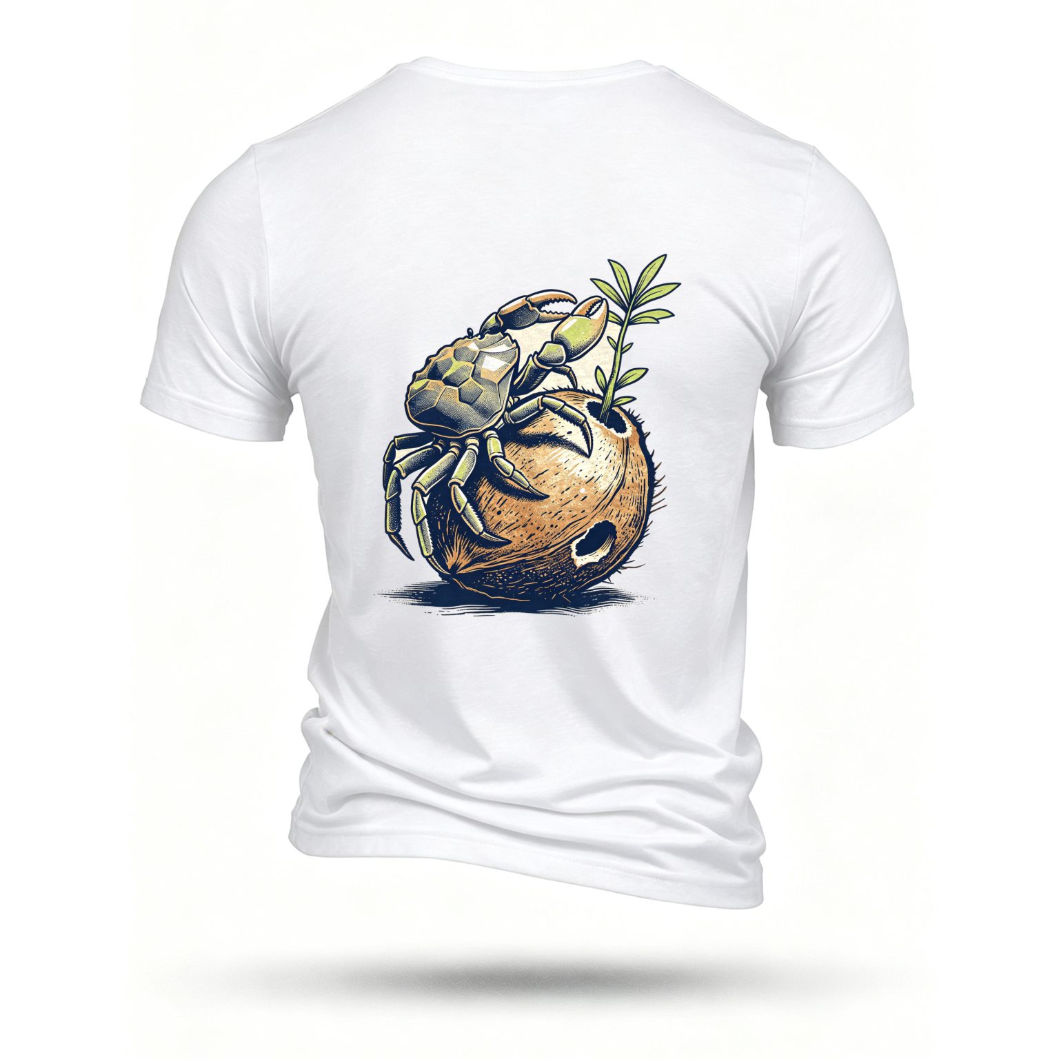 White T-shirt, back print