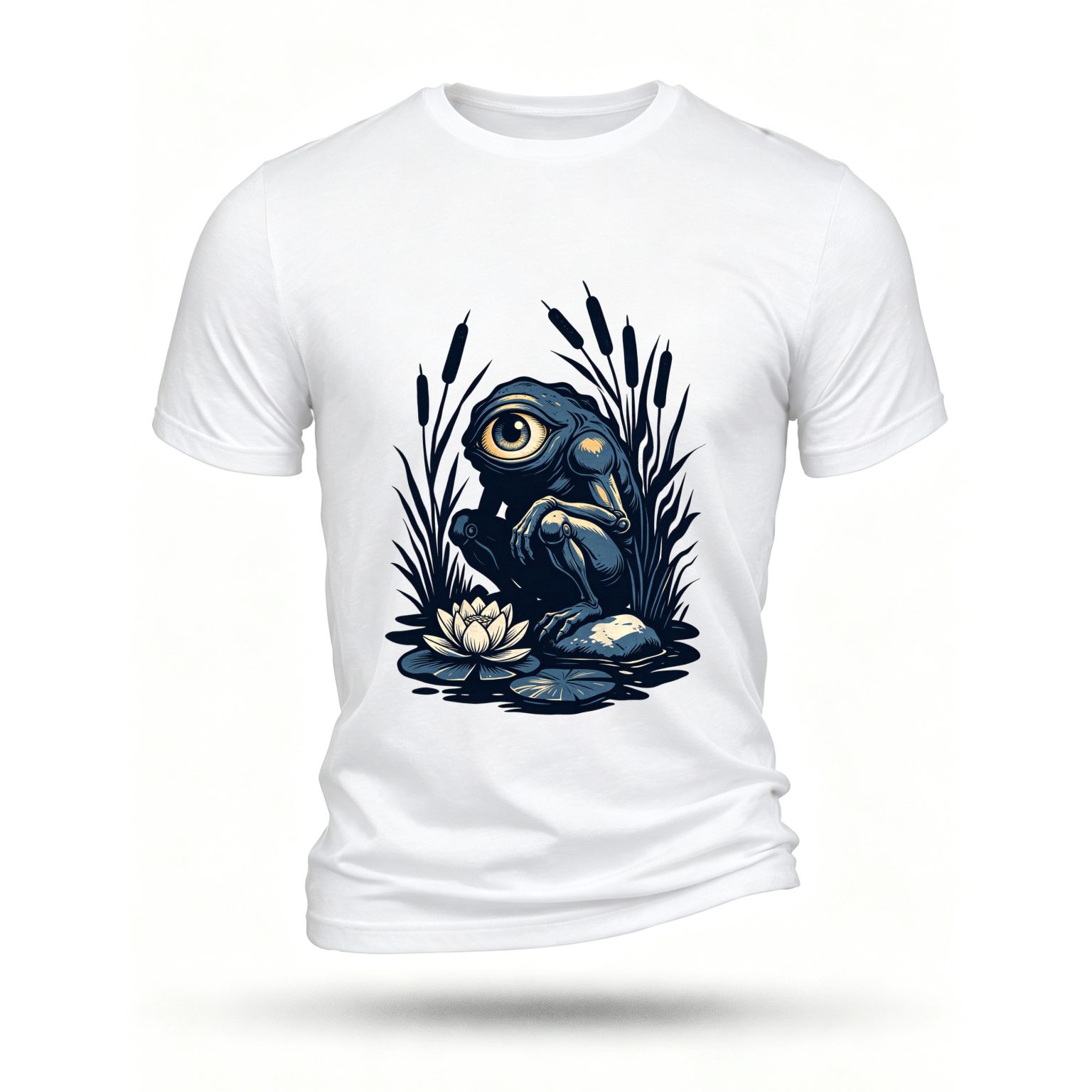 White T-shirt, front print