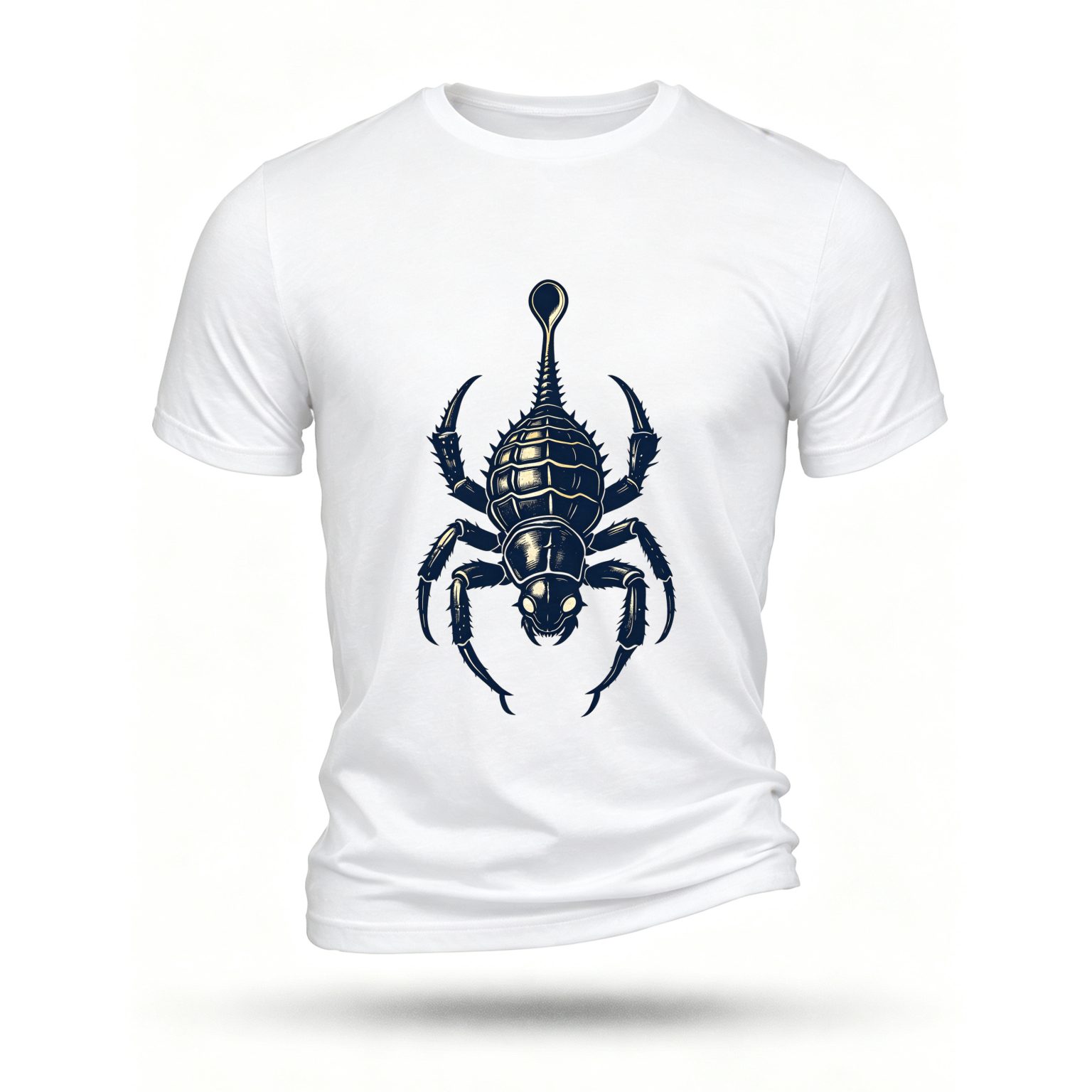 White T-shirt, front print