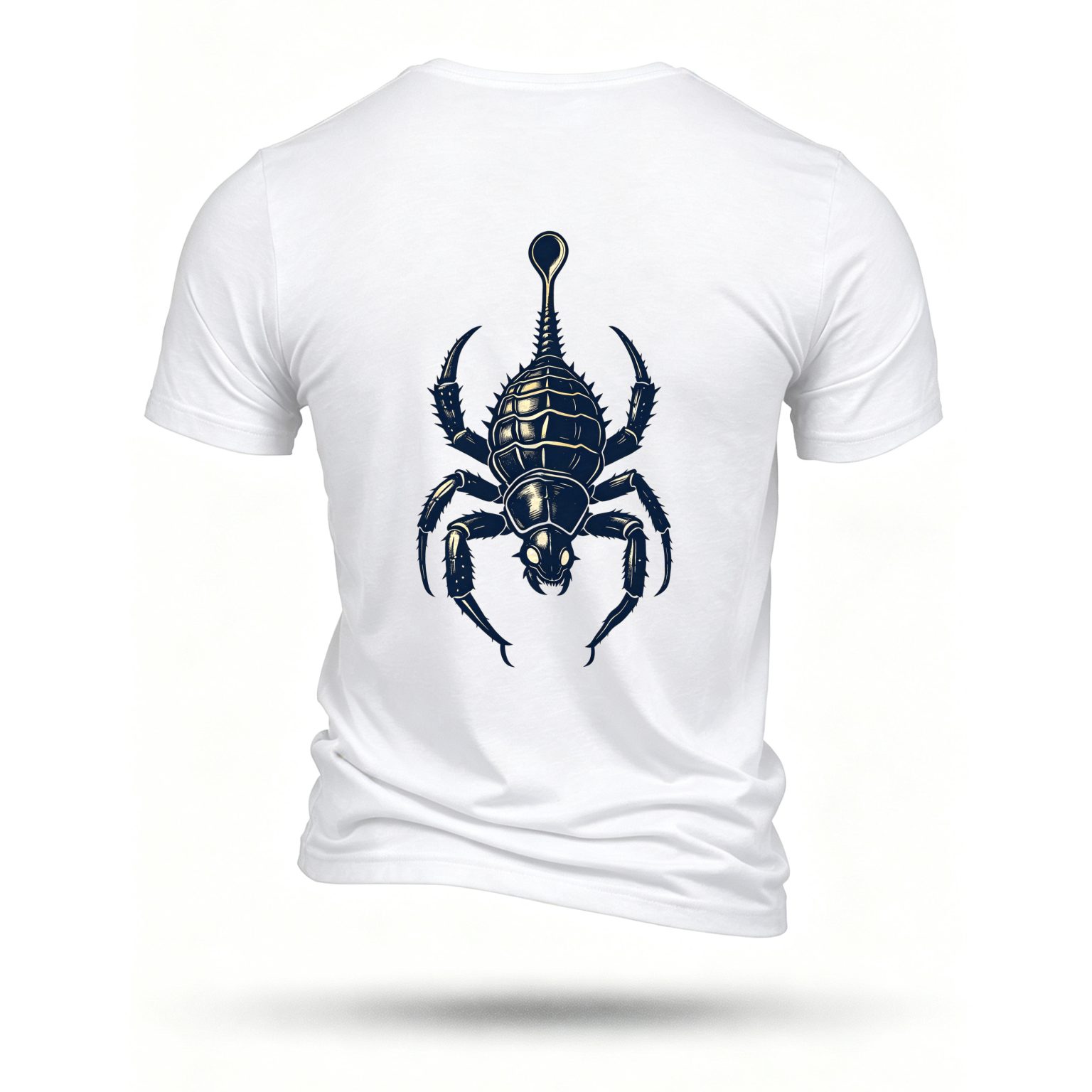 White T-shirt, back print