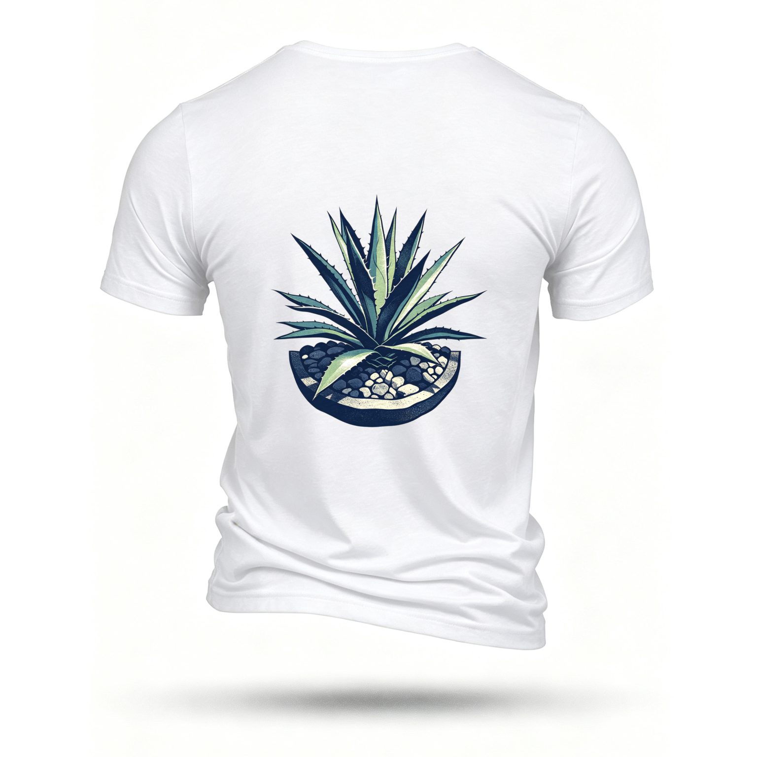 White T-shirt, back print