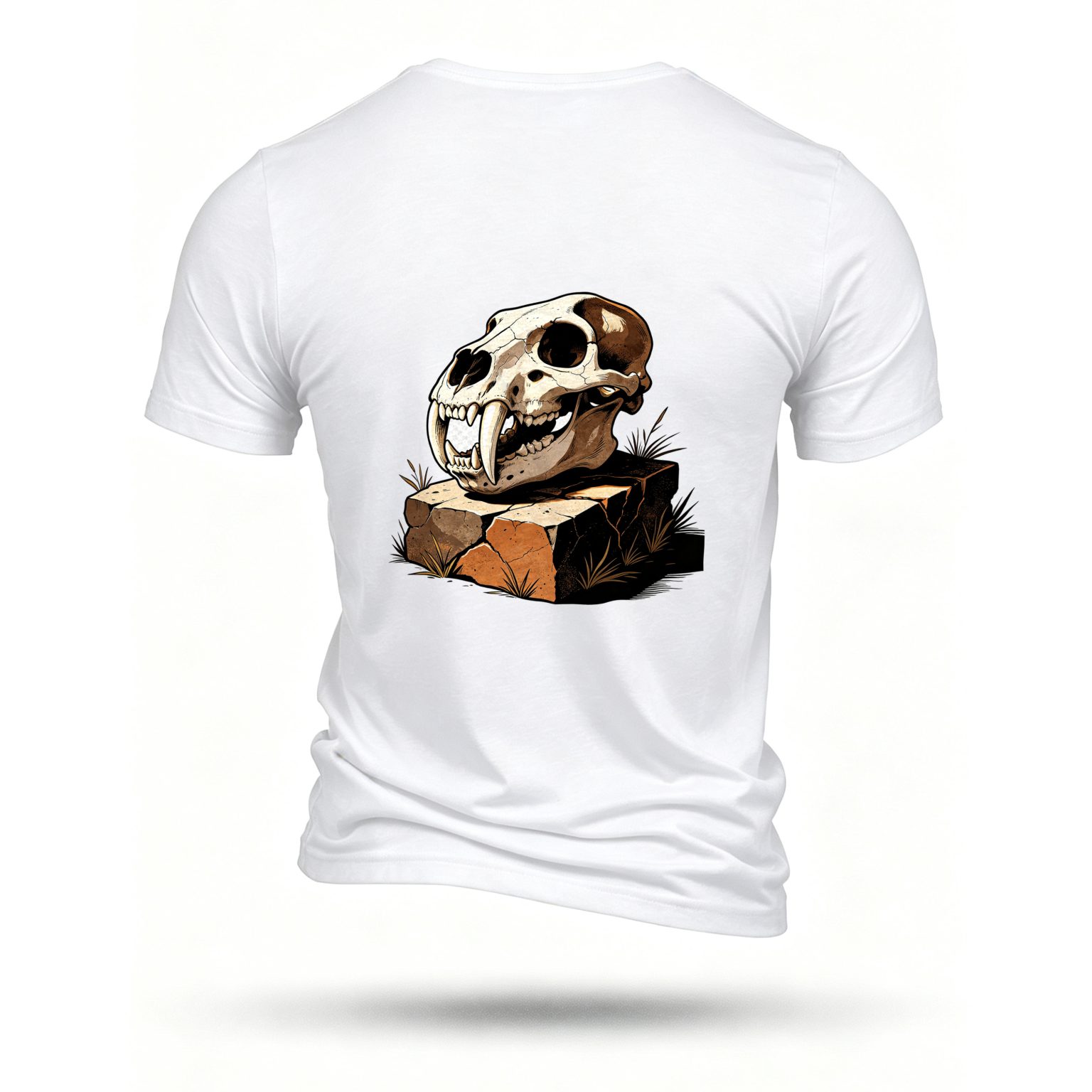 White T-shirt, back print