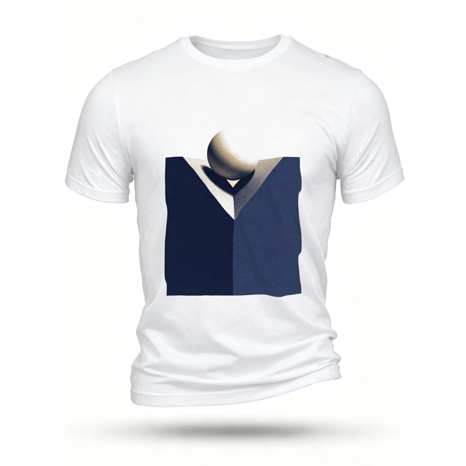 White T-shirt, front print