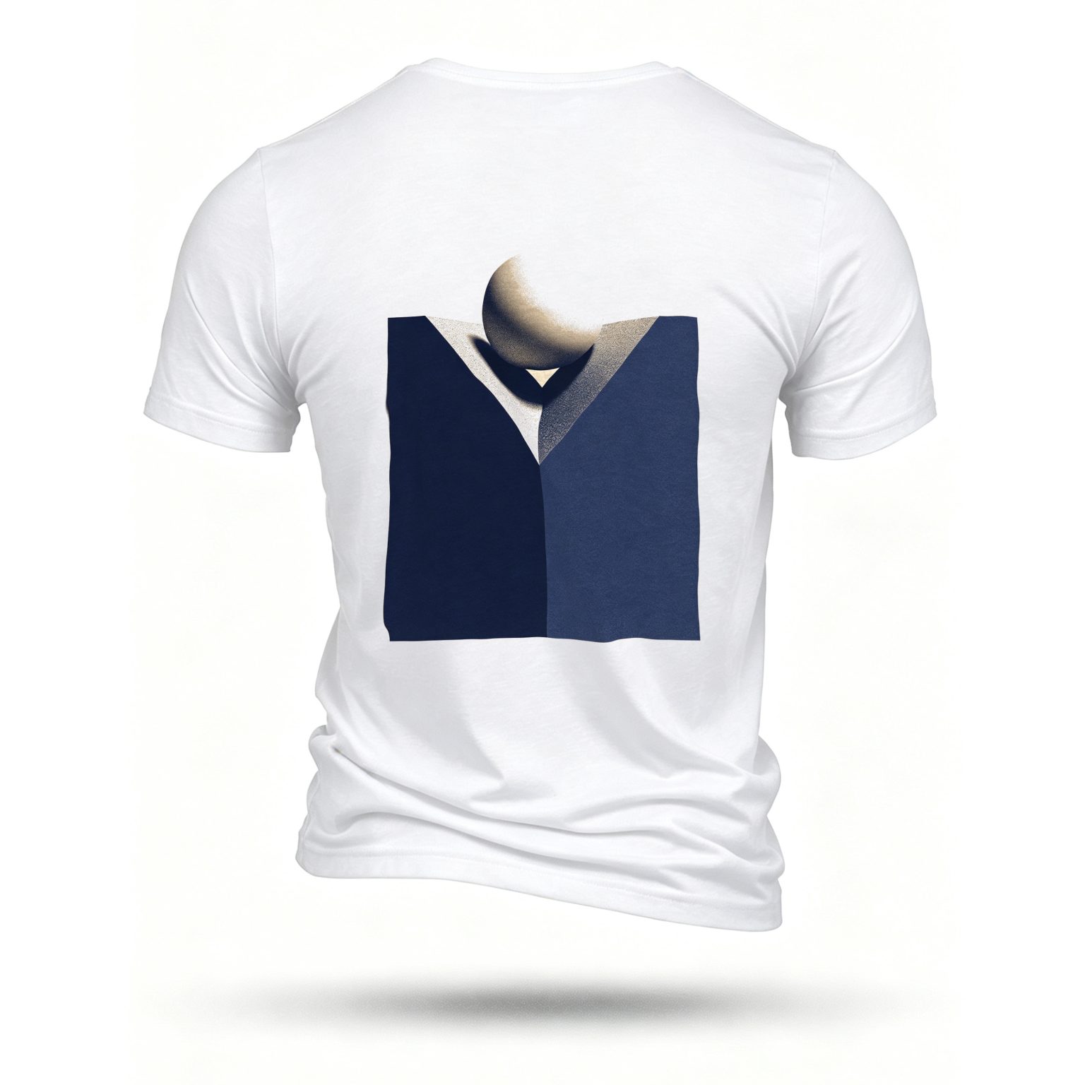 White T-shirt, back print