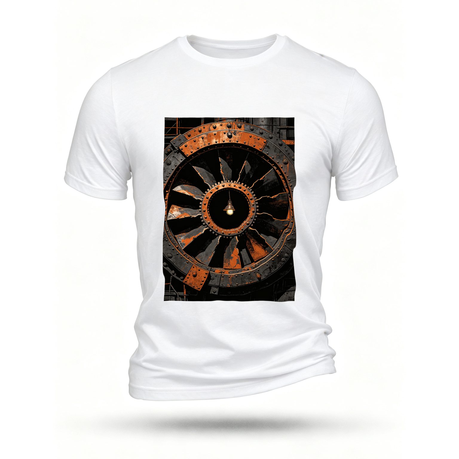 White T-shirt, front print