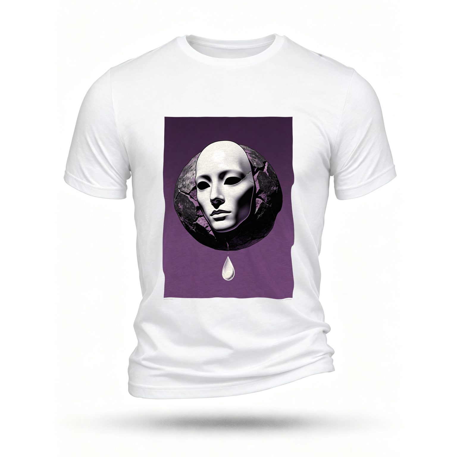White T-shirt, front print