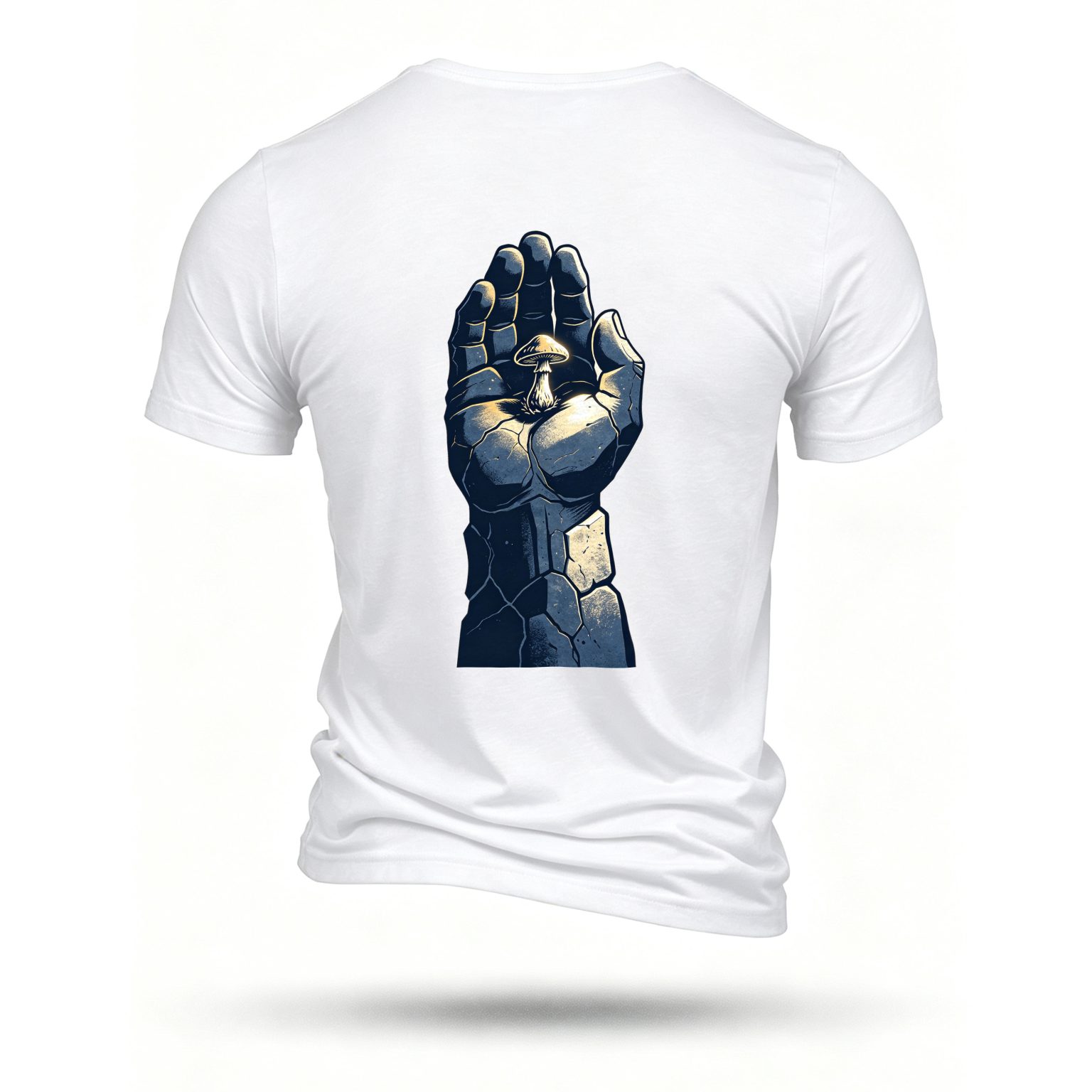 White T-shirt, back print