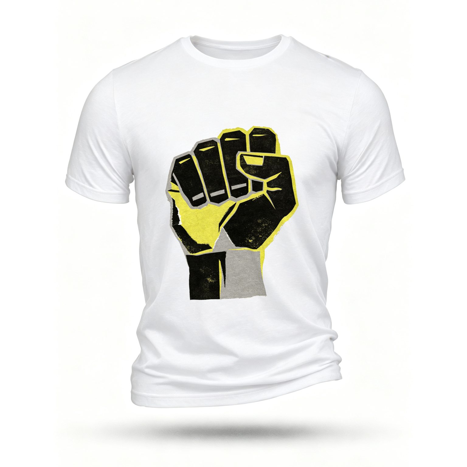 White T-shirt, front print