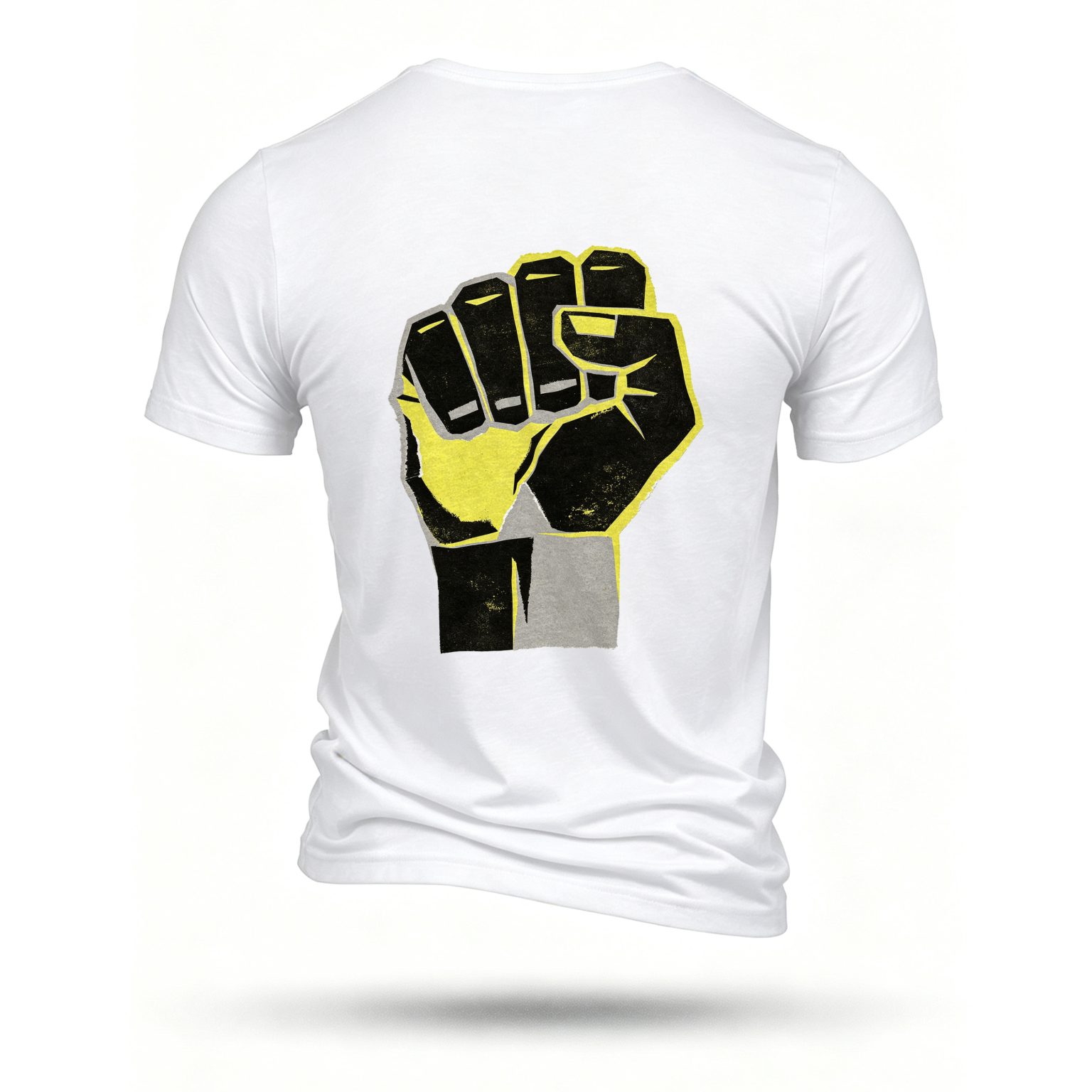 White T-shirt, back print