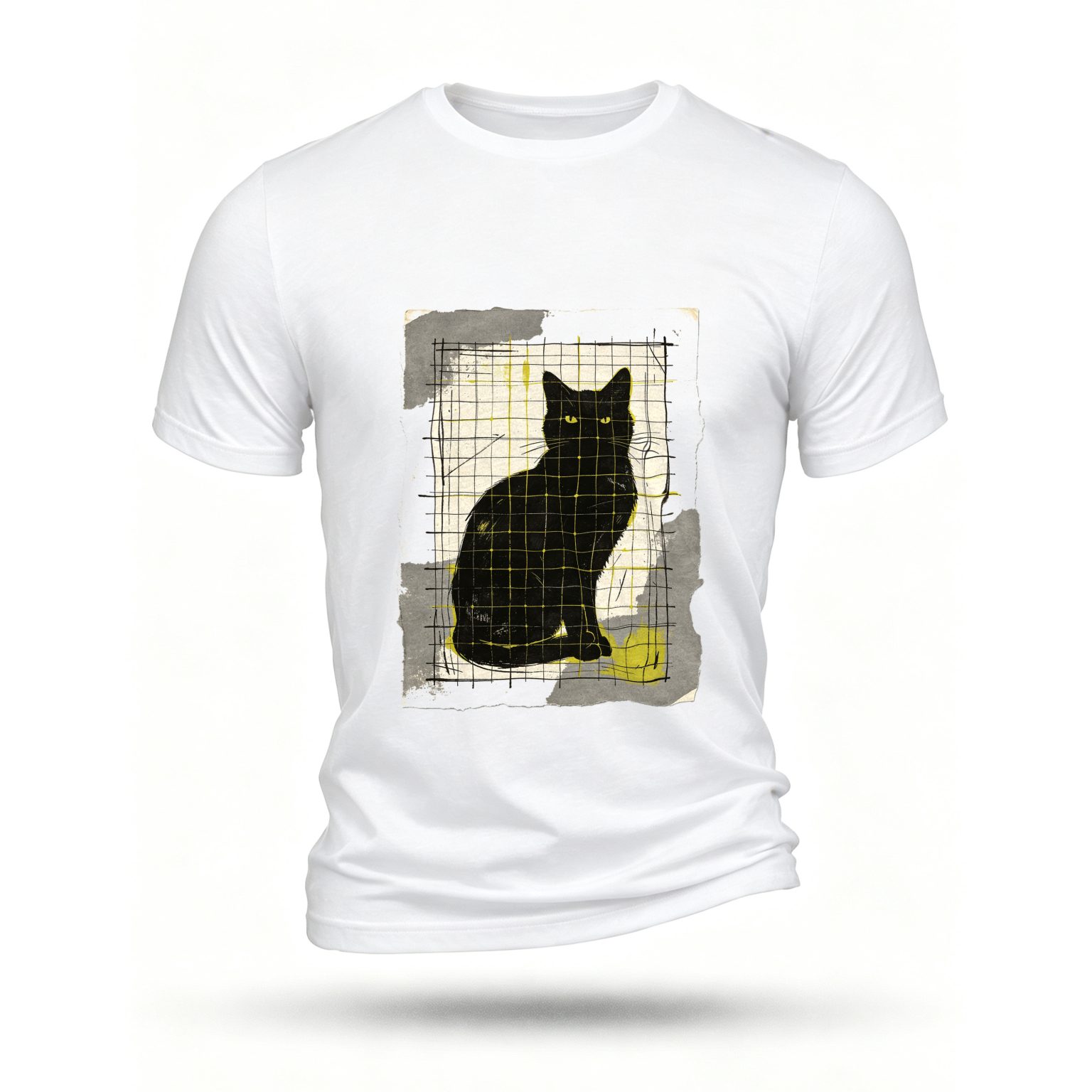 White T-shirt, front print