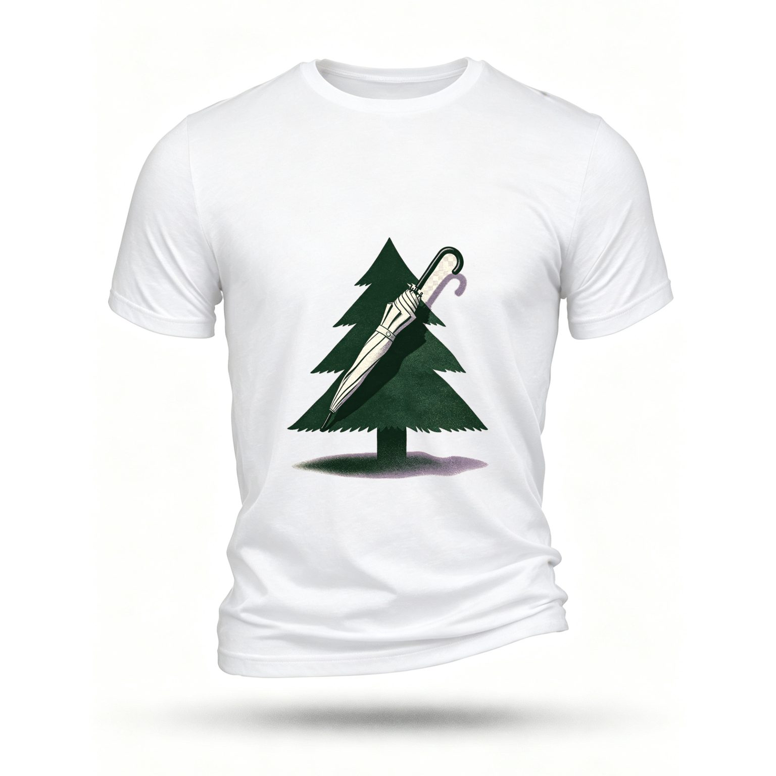 White T-shirt, front print
