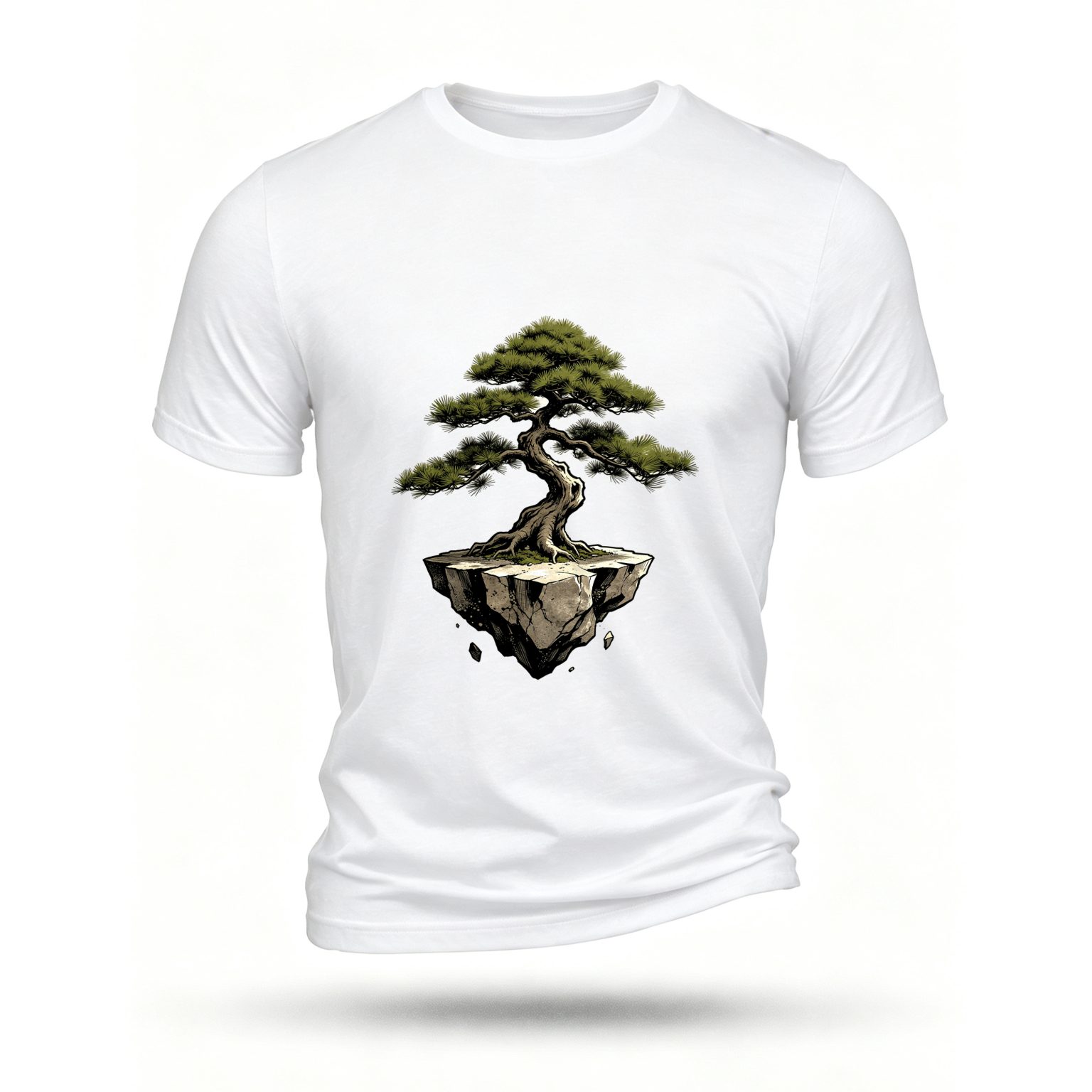 White T-shirt, front print
