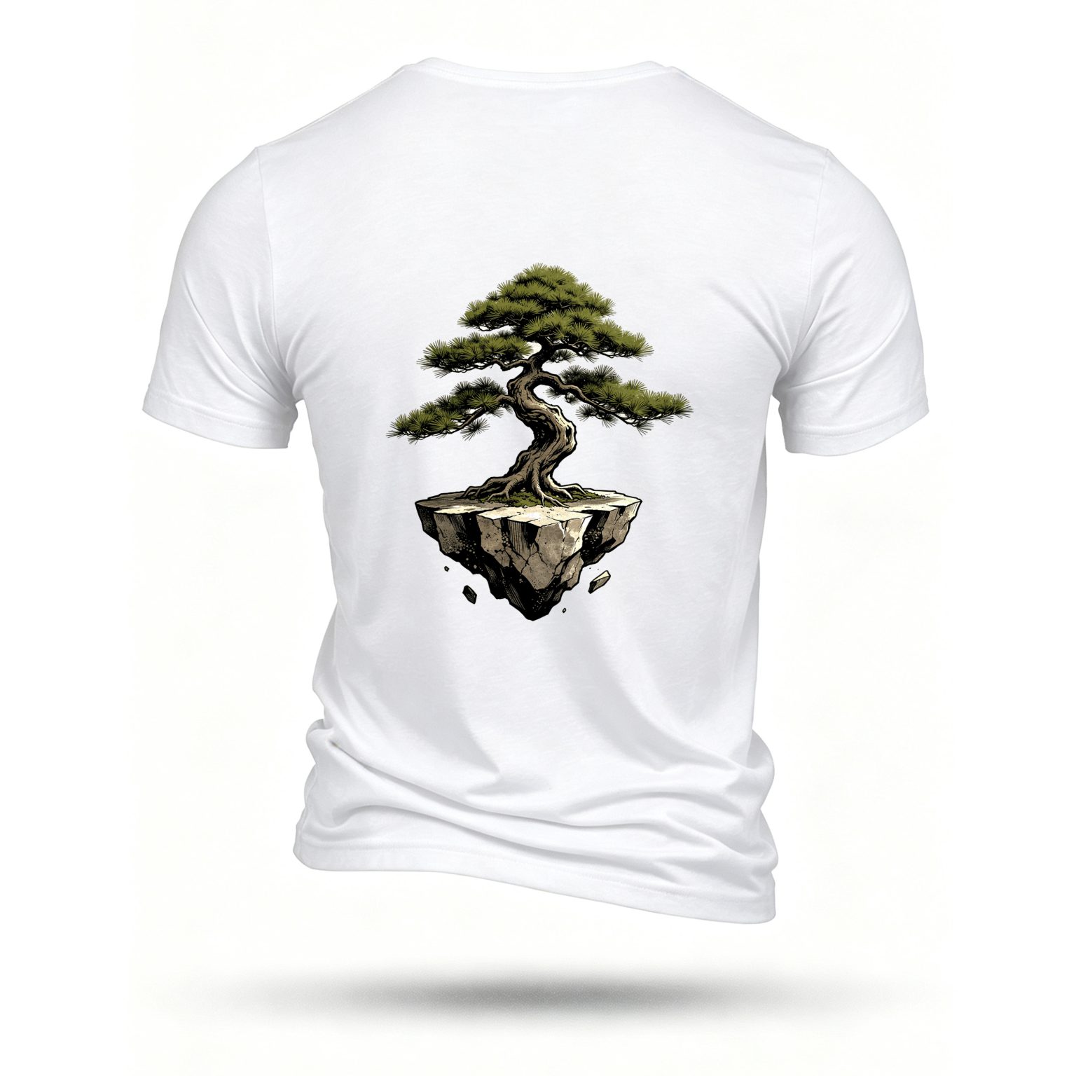 White T-shirt, back print