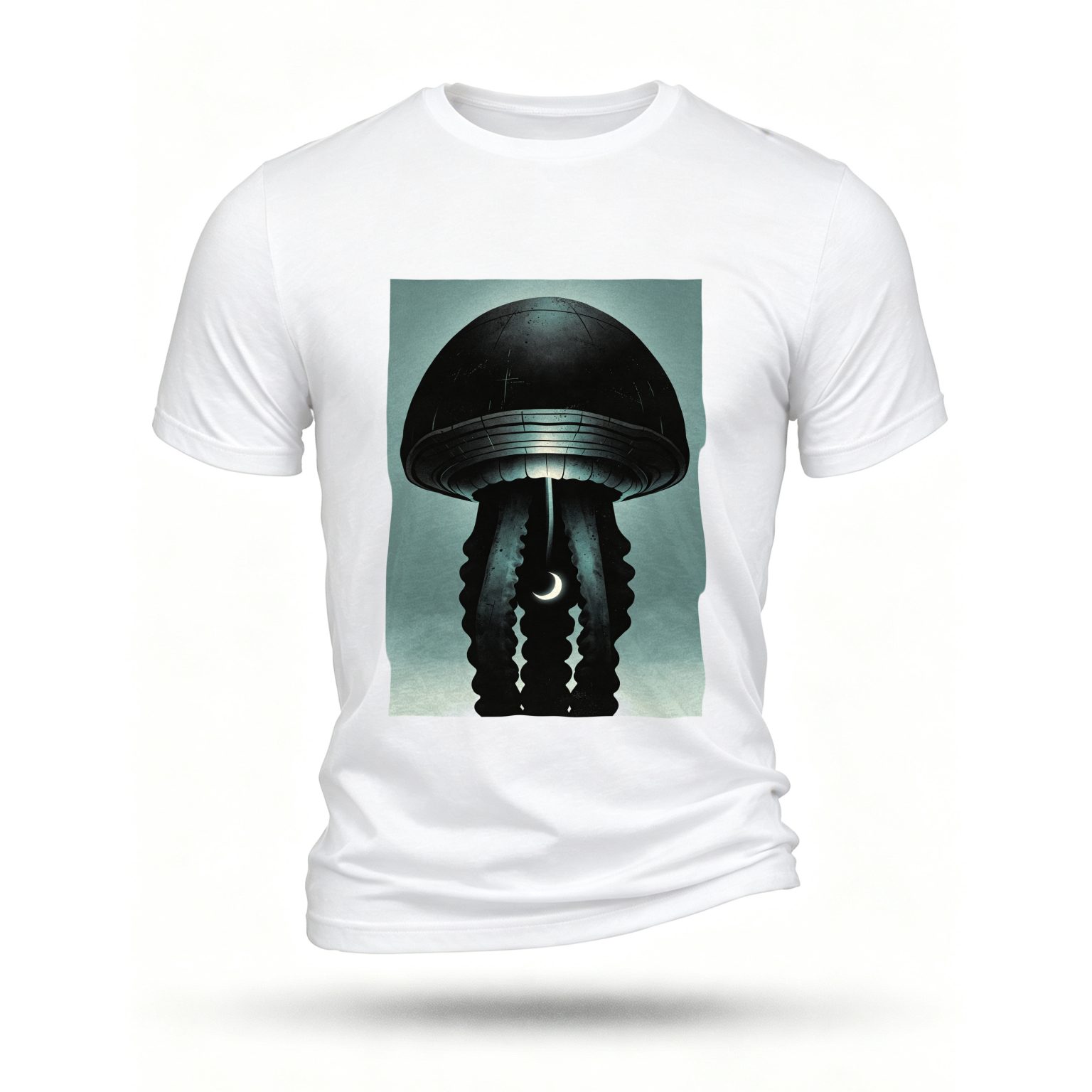 White T-shirt, front print
