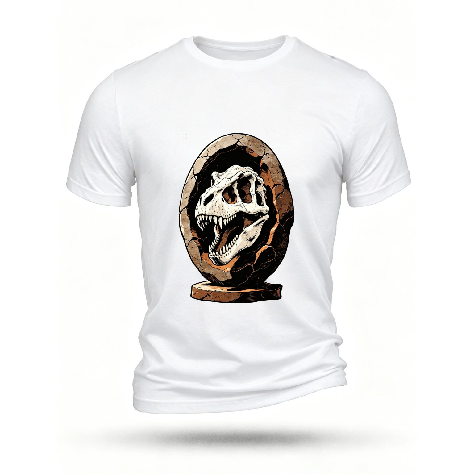 White T-shirt, front print