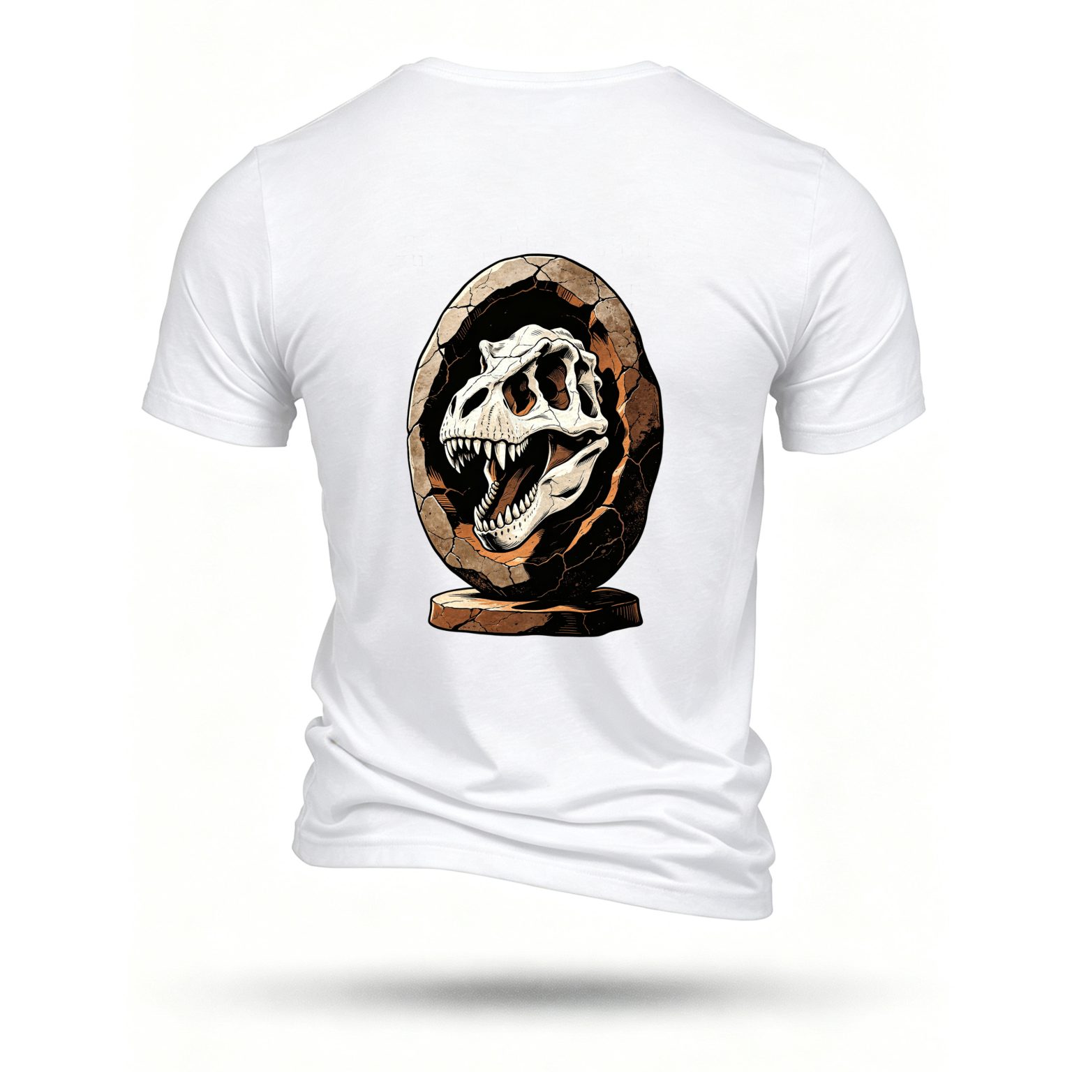 White T-shirt, back print