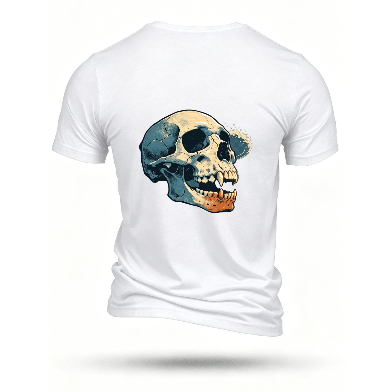 White T-shirt, back print