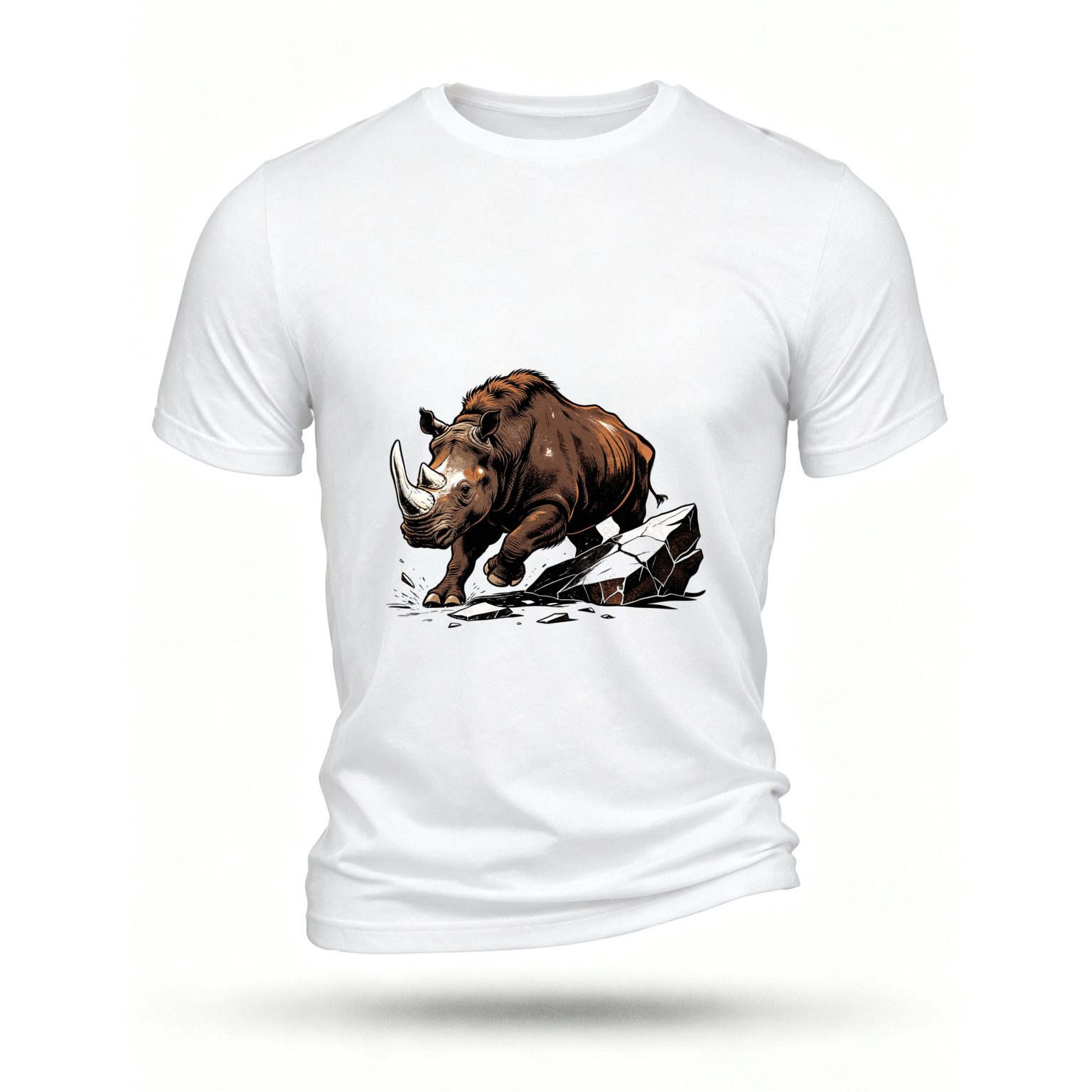 White T-shirt, front print