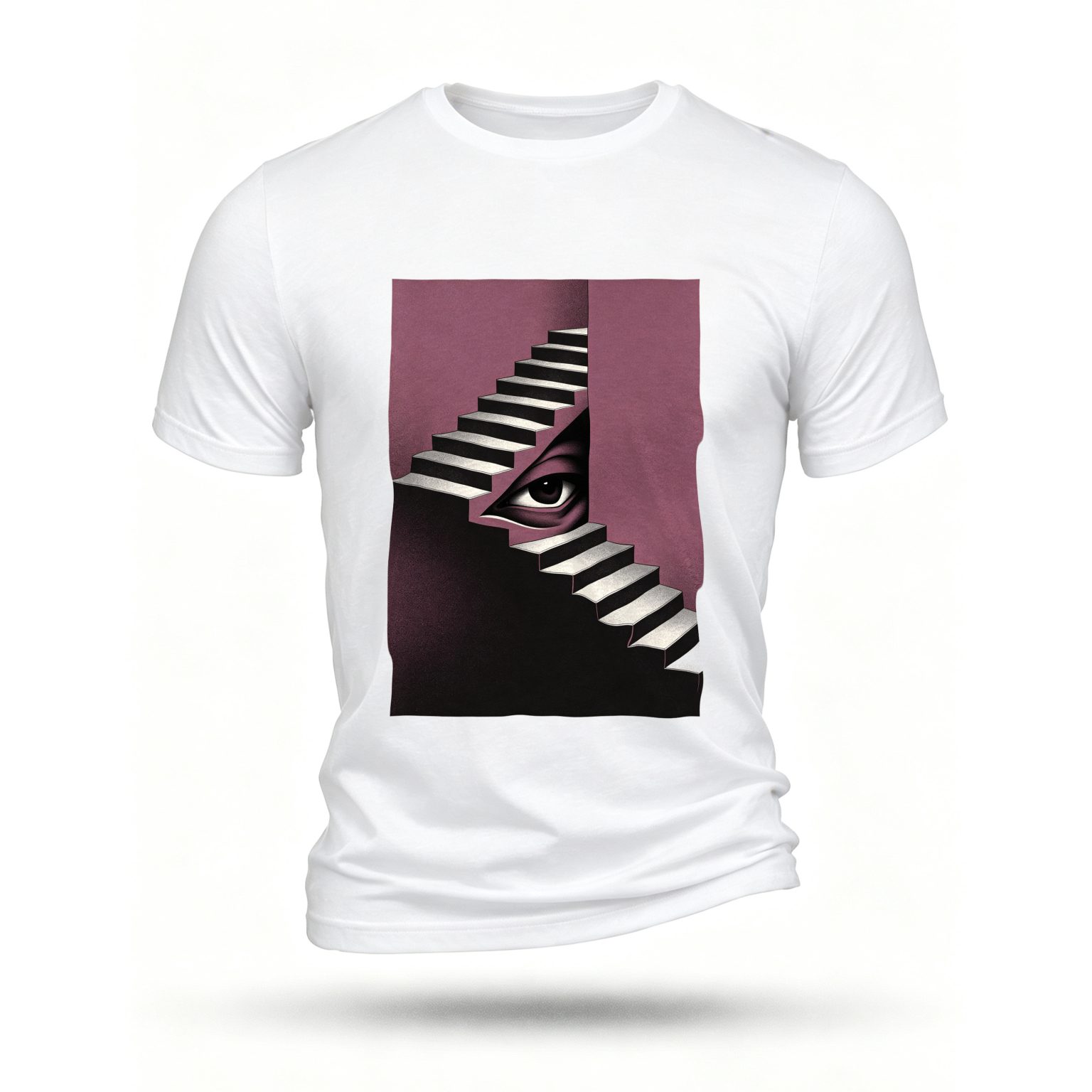 White T-shirt, front print