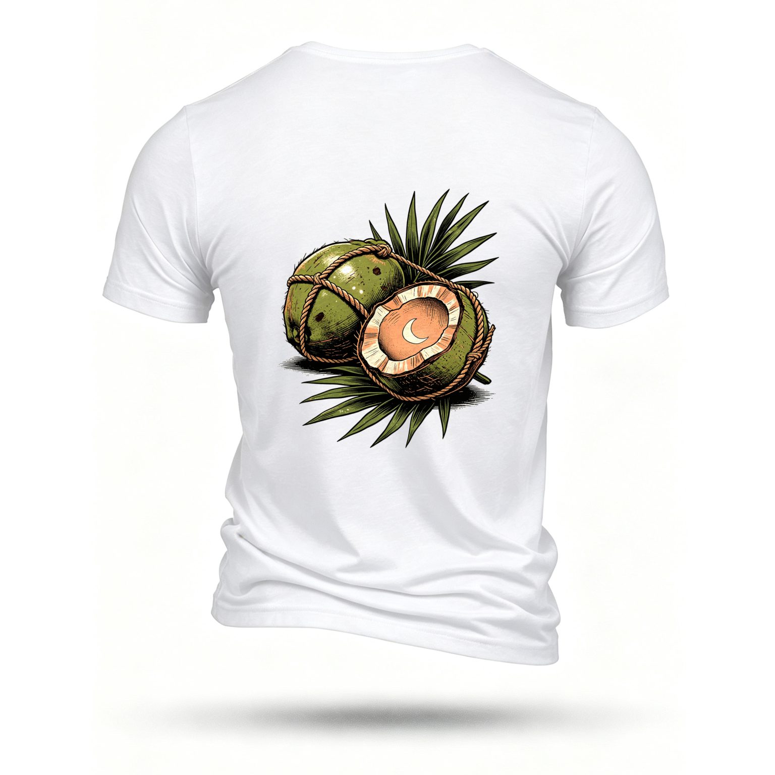 White T-shirt, back print