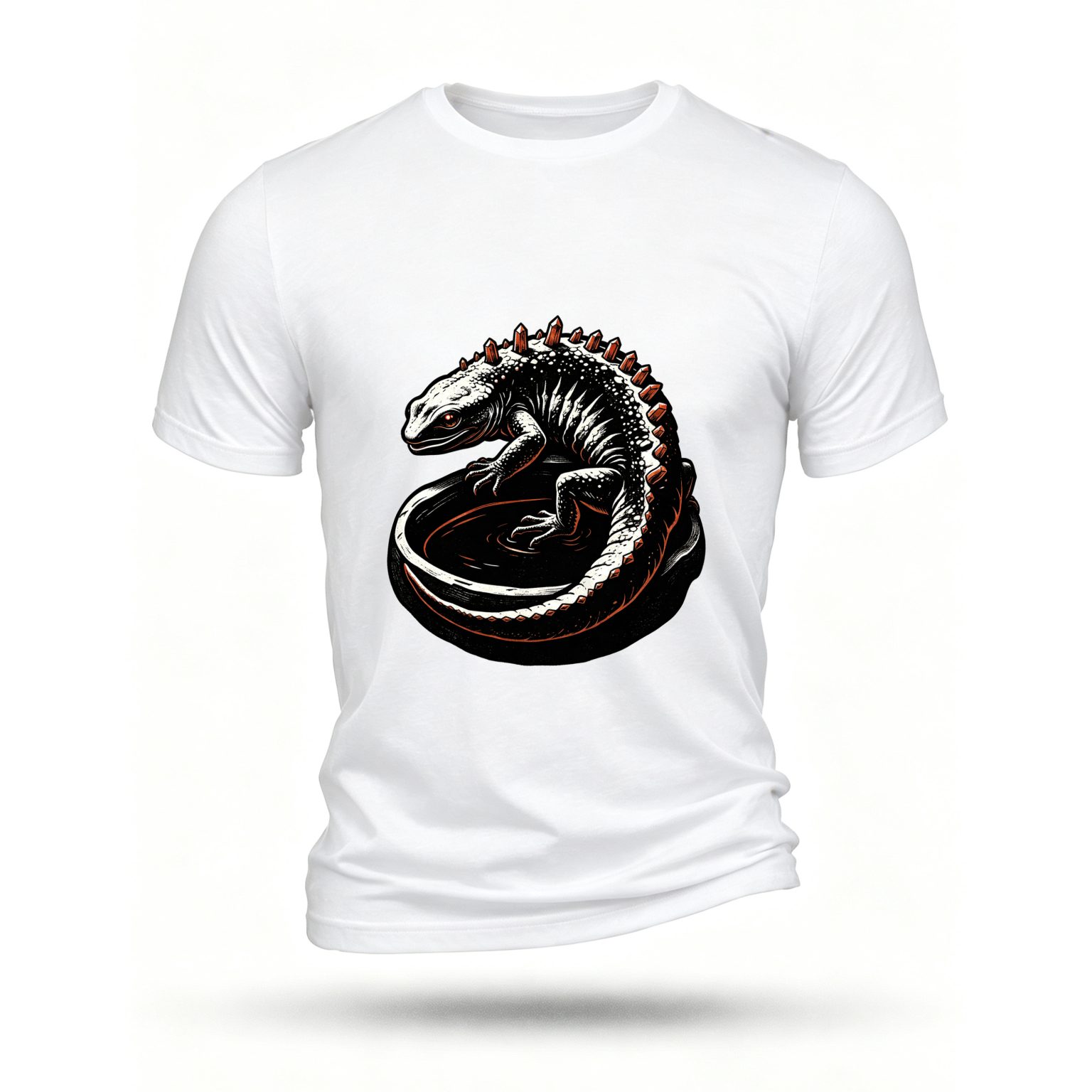 White T-shirt, front print