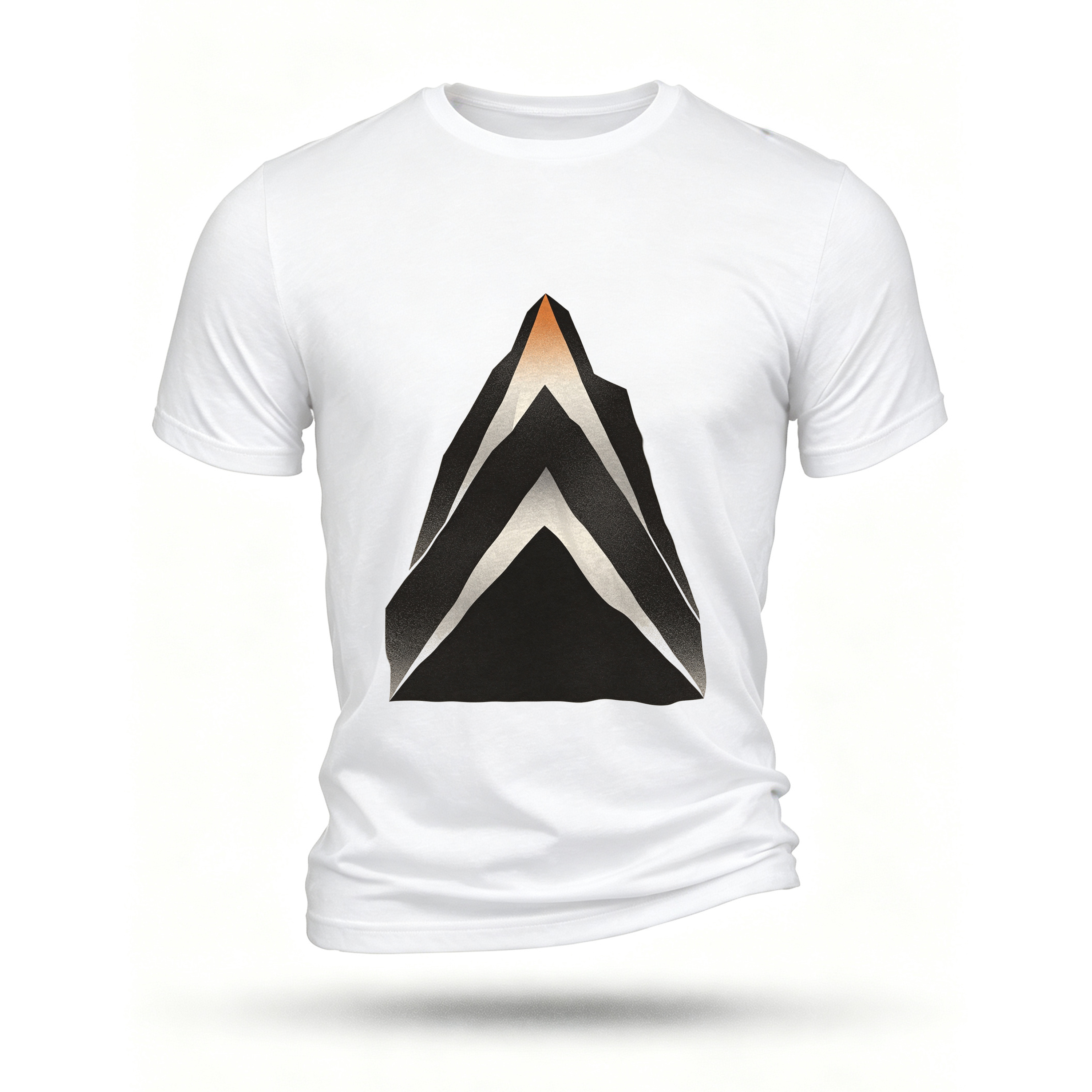White T-shirt, front print