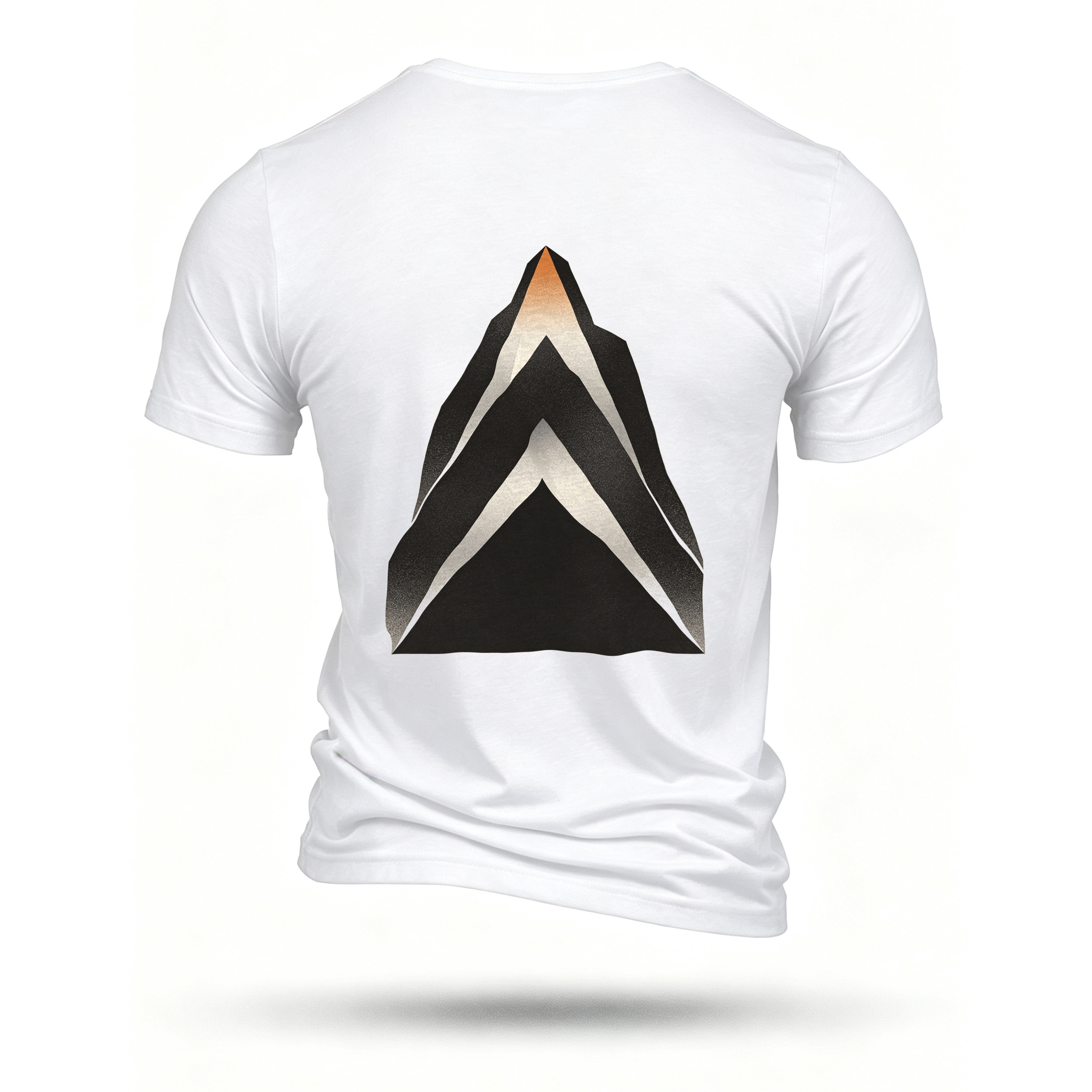 White T-shirt, back print