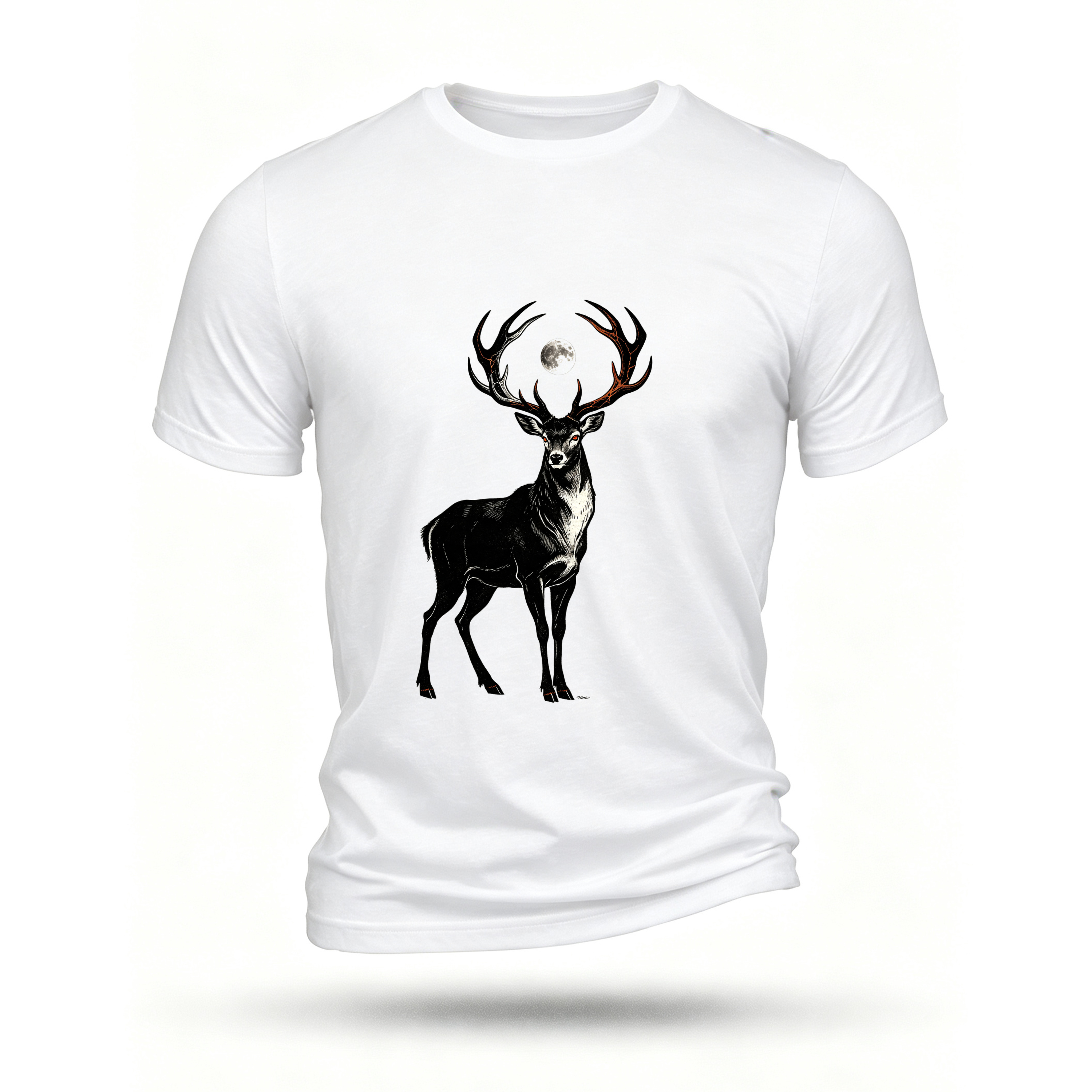 White T-shirt, front print