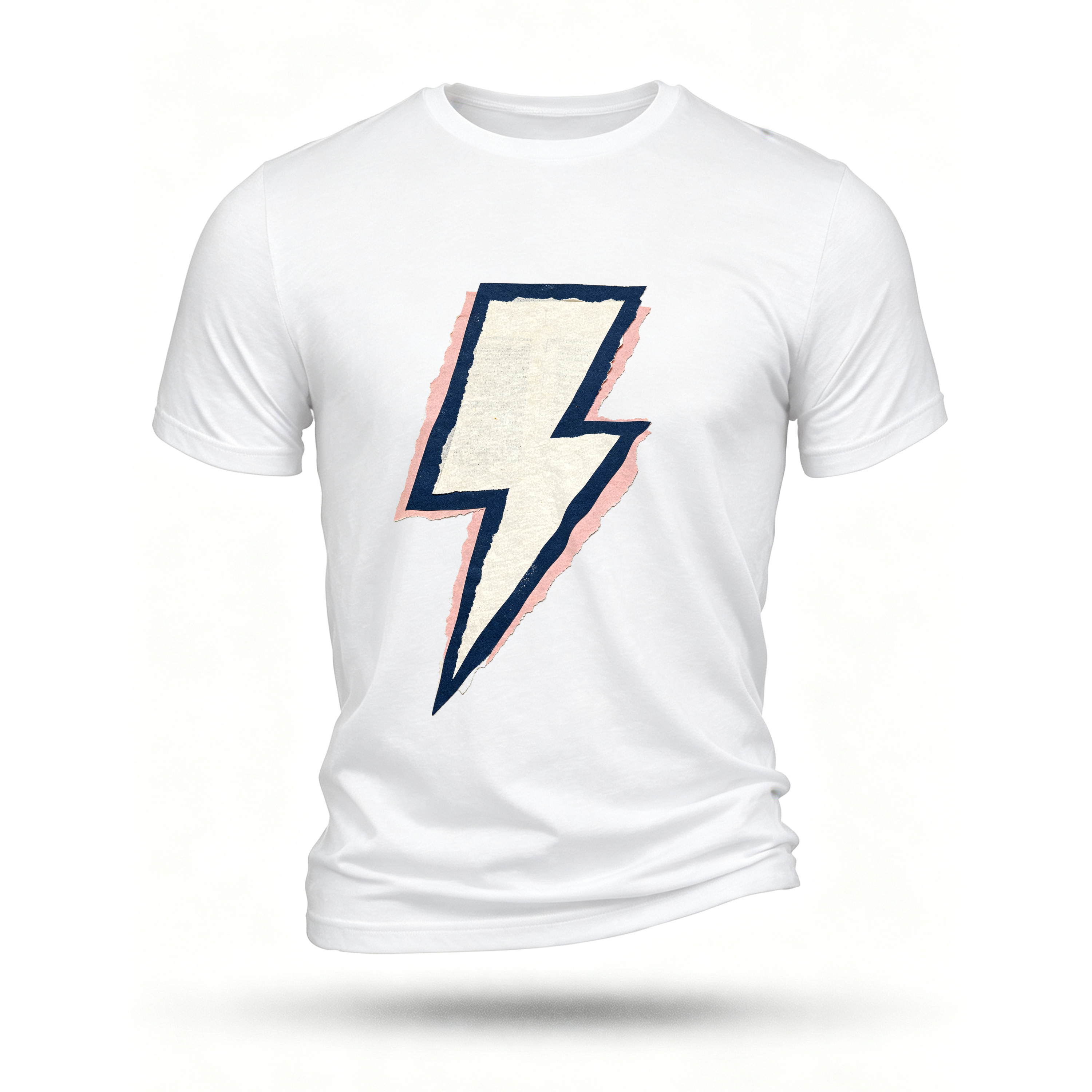 White T-shirt, front print