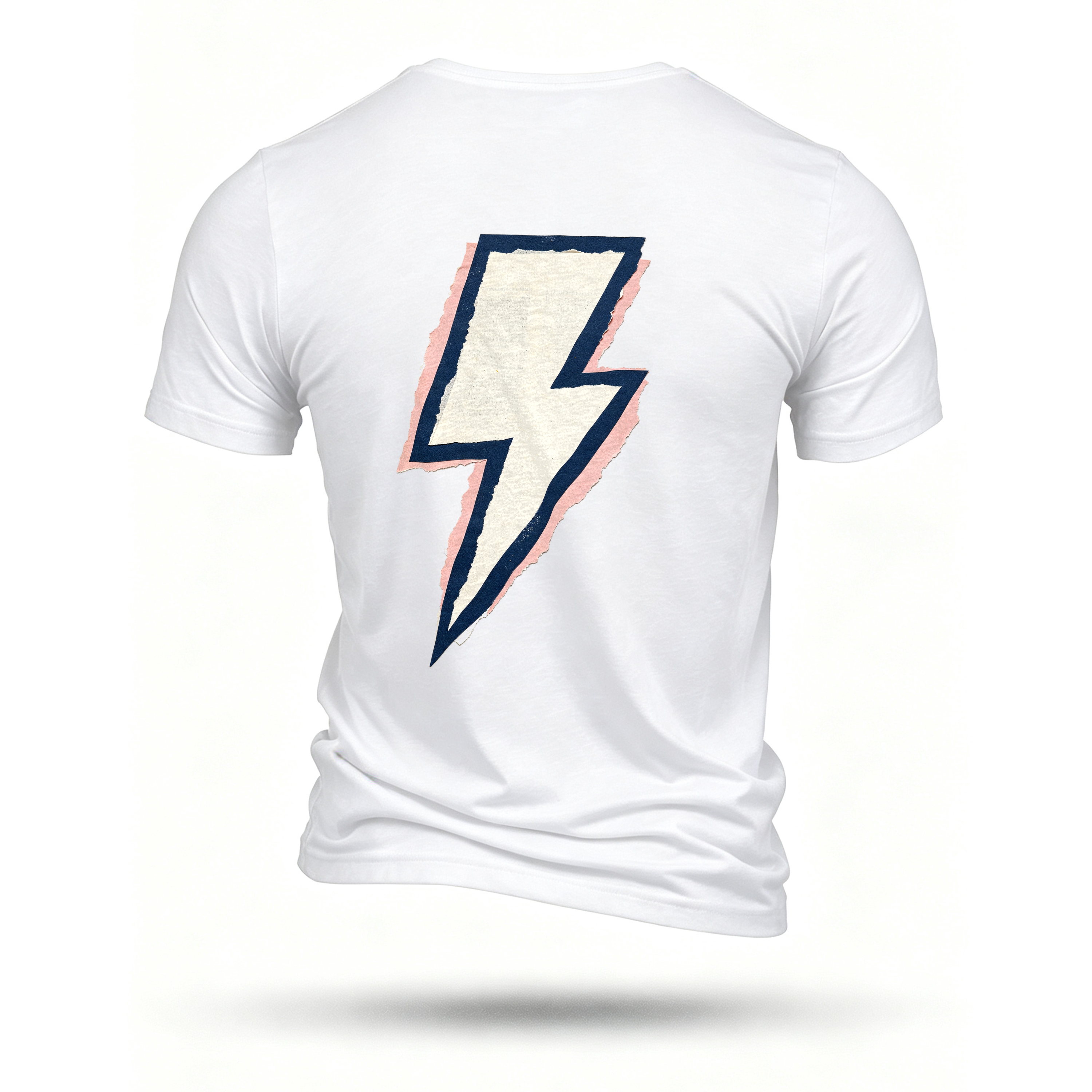 White T-shirt, back print